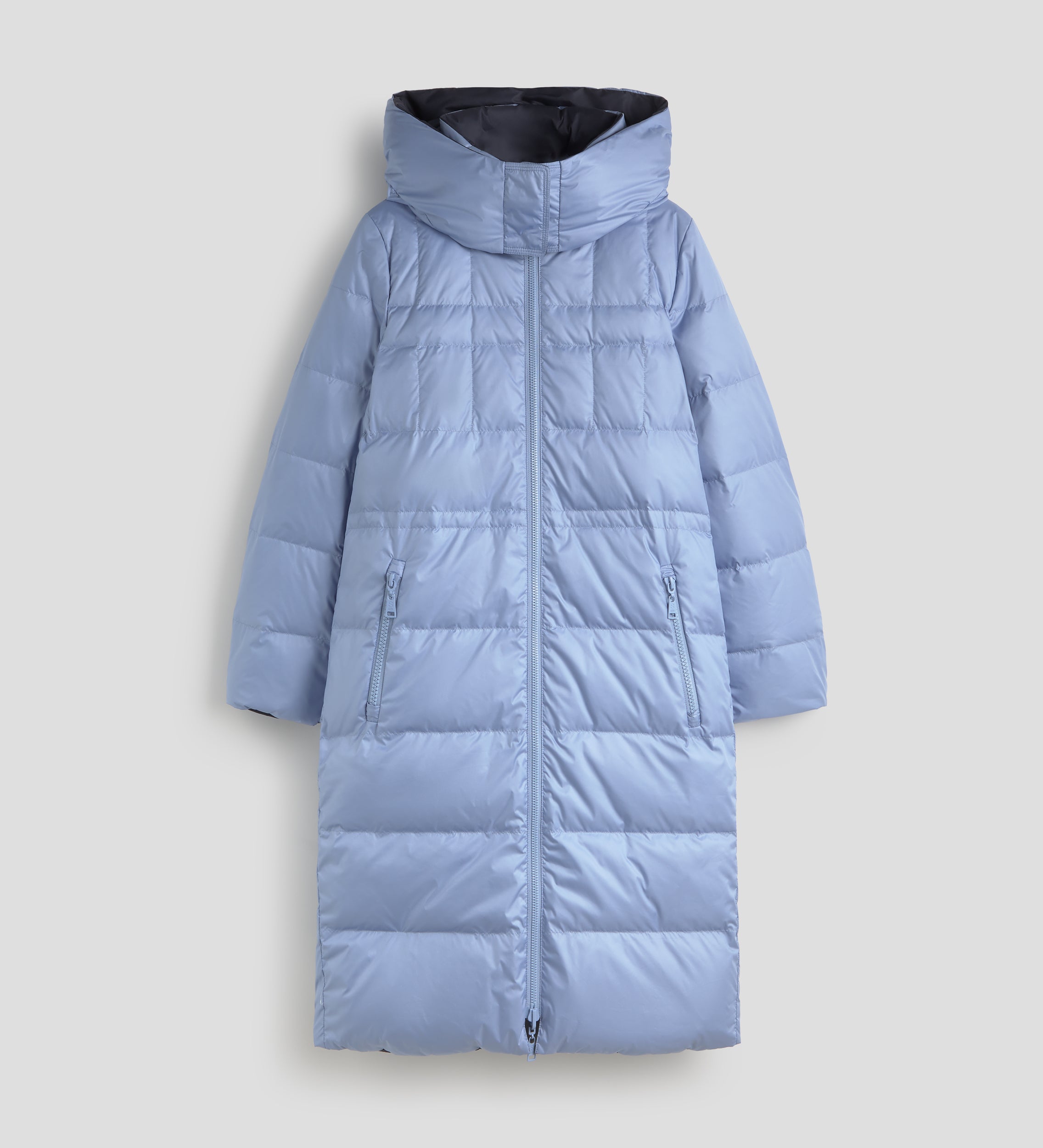 Plumífero largo reversible