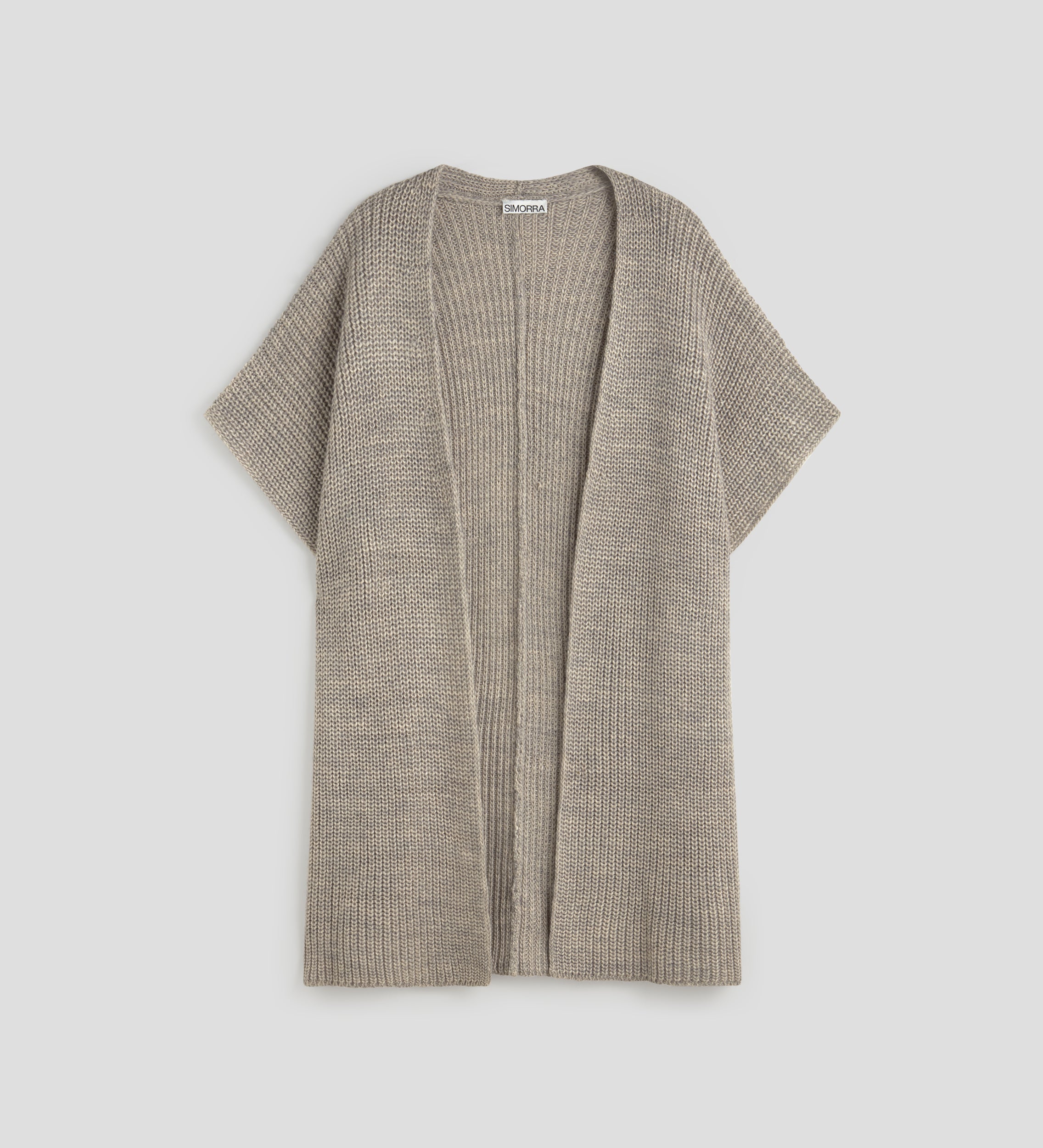 Cárdigan largo manga japonesa