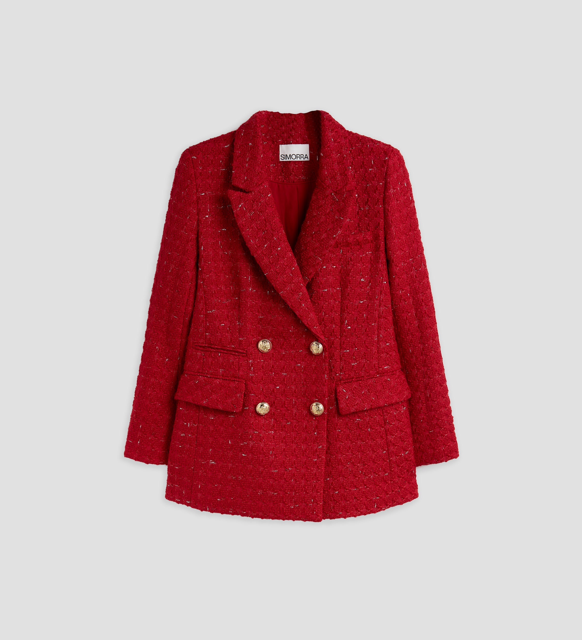 Blazer en tweed lurex