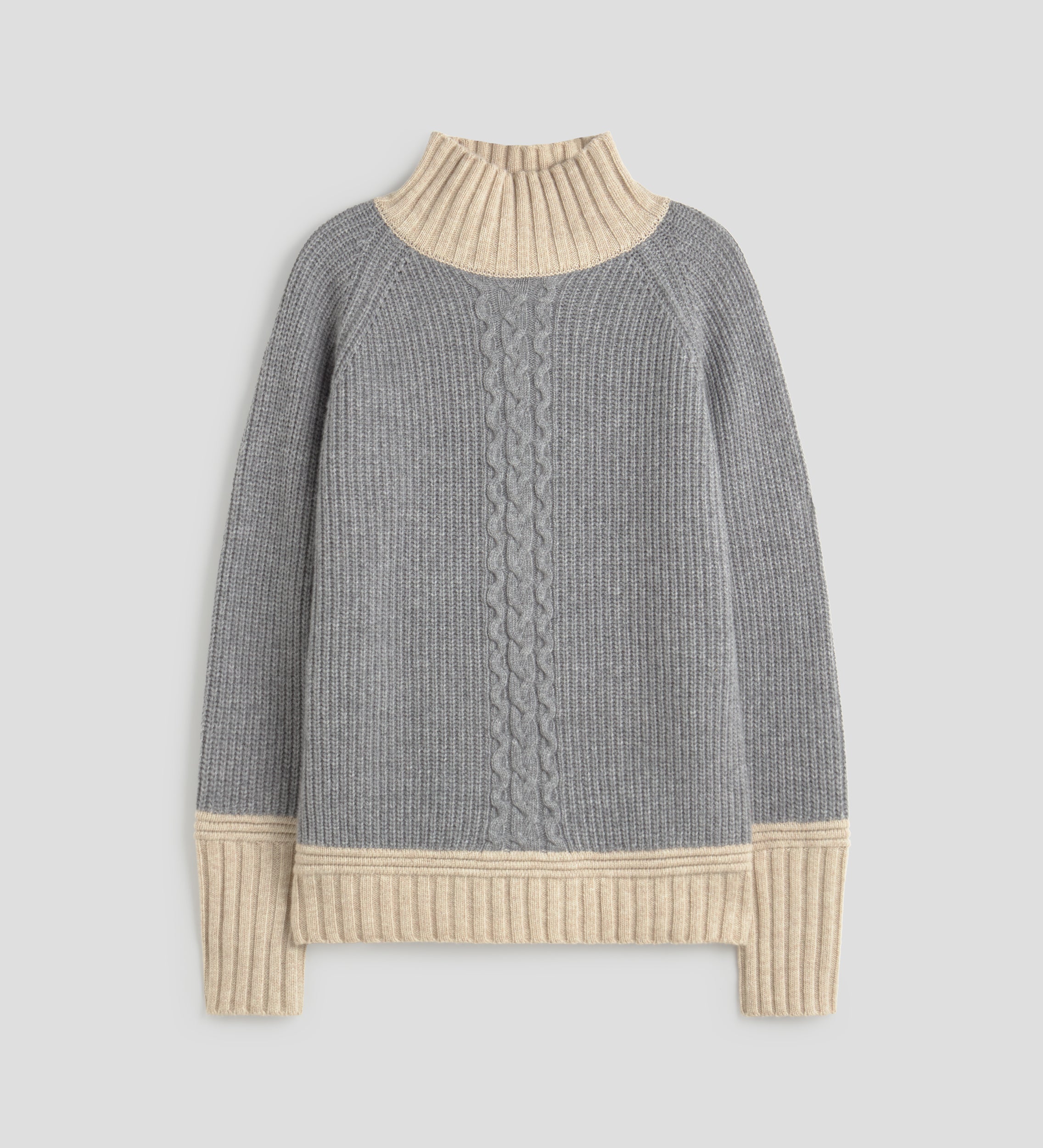 High neck sweater