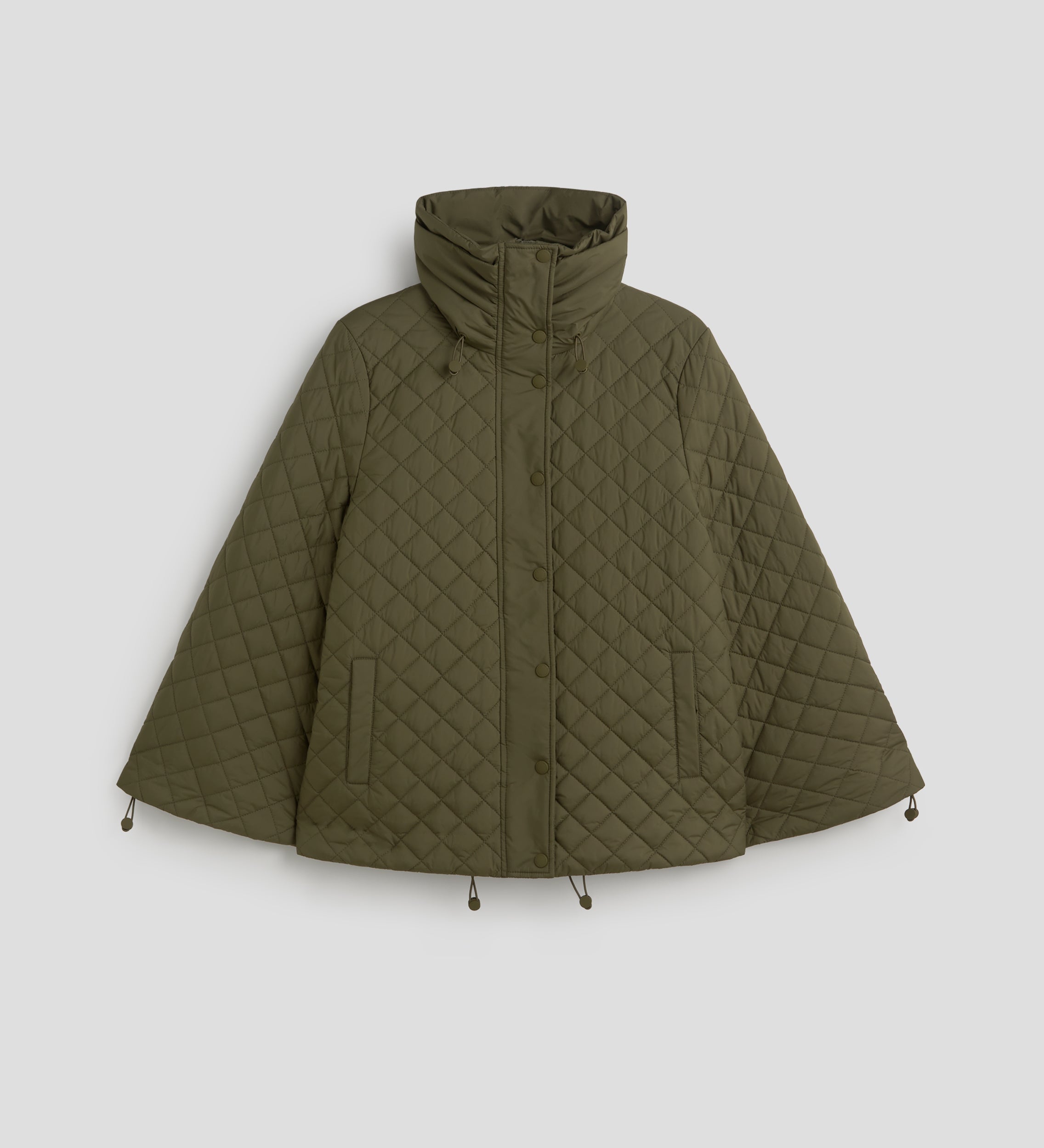 Parka acolchada doble cuello