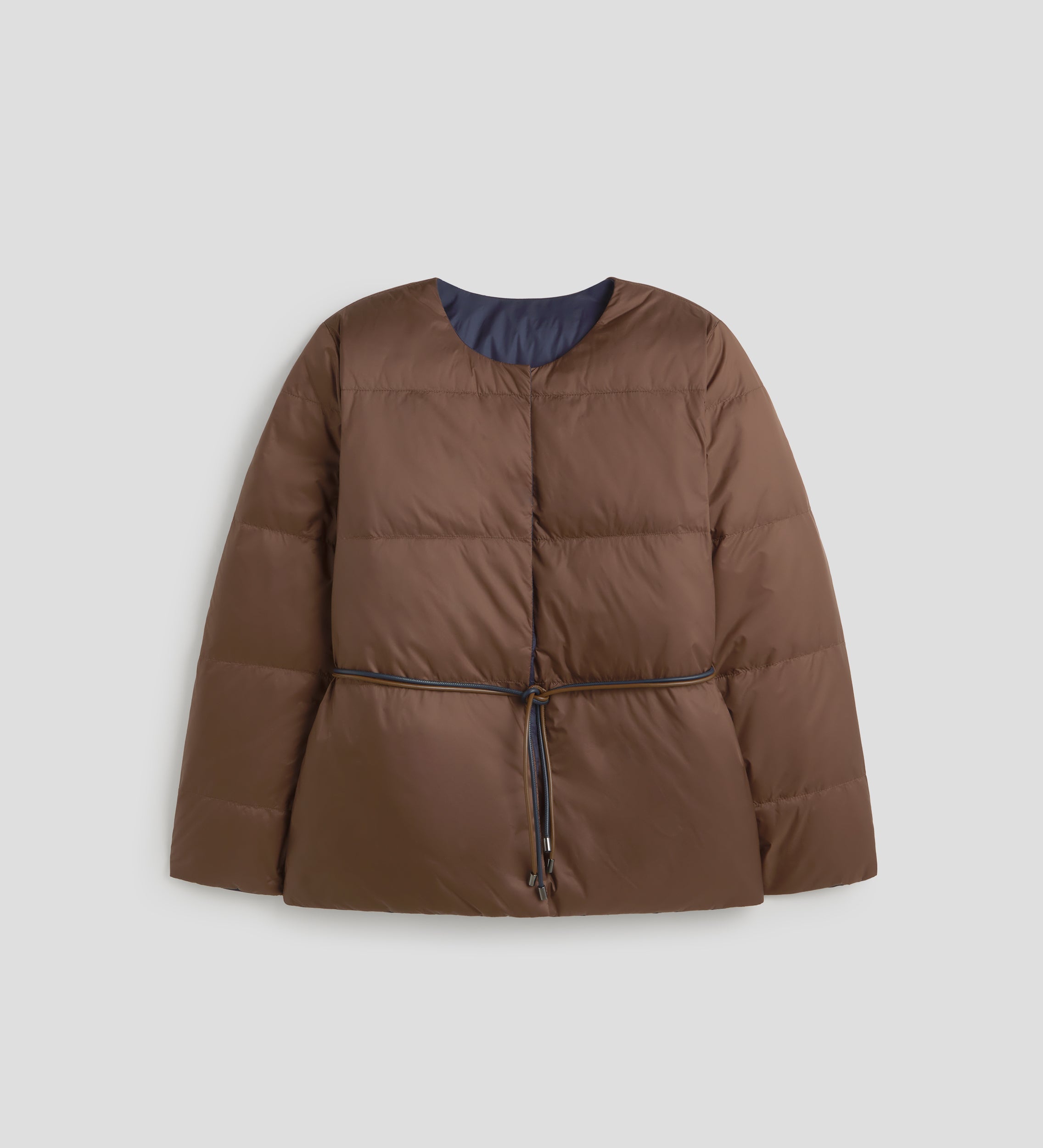 Doudoune réversible avec ceinture