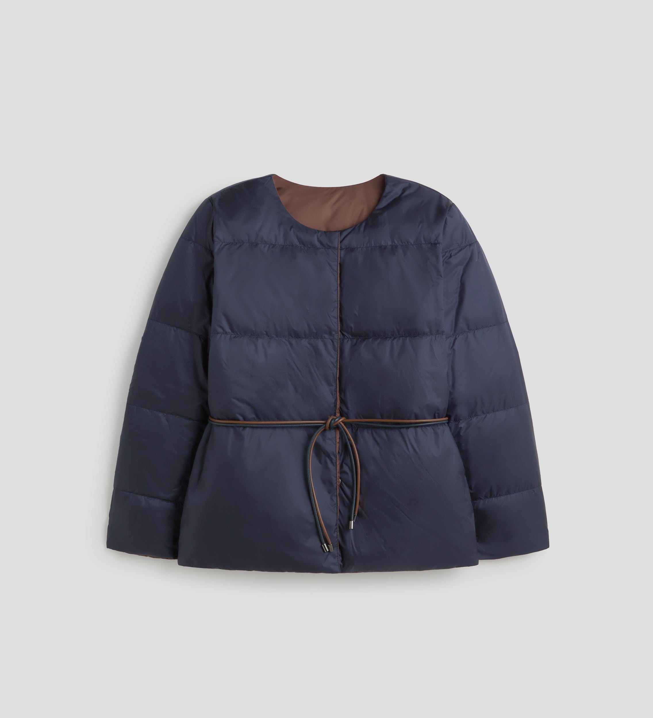 Doudoune réversible avec ceinture