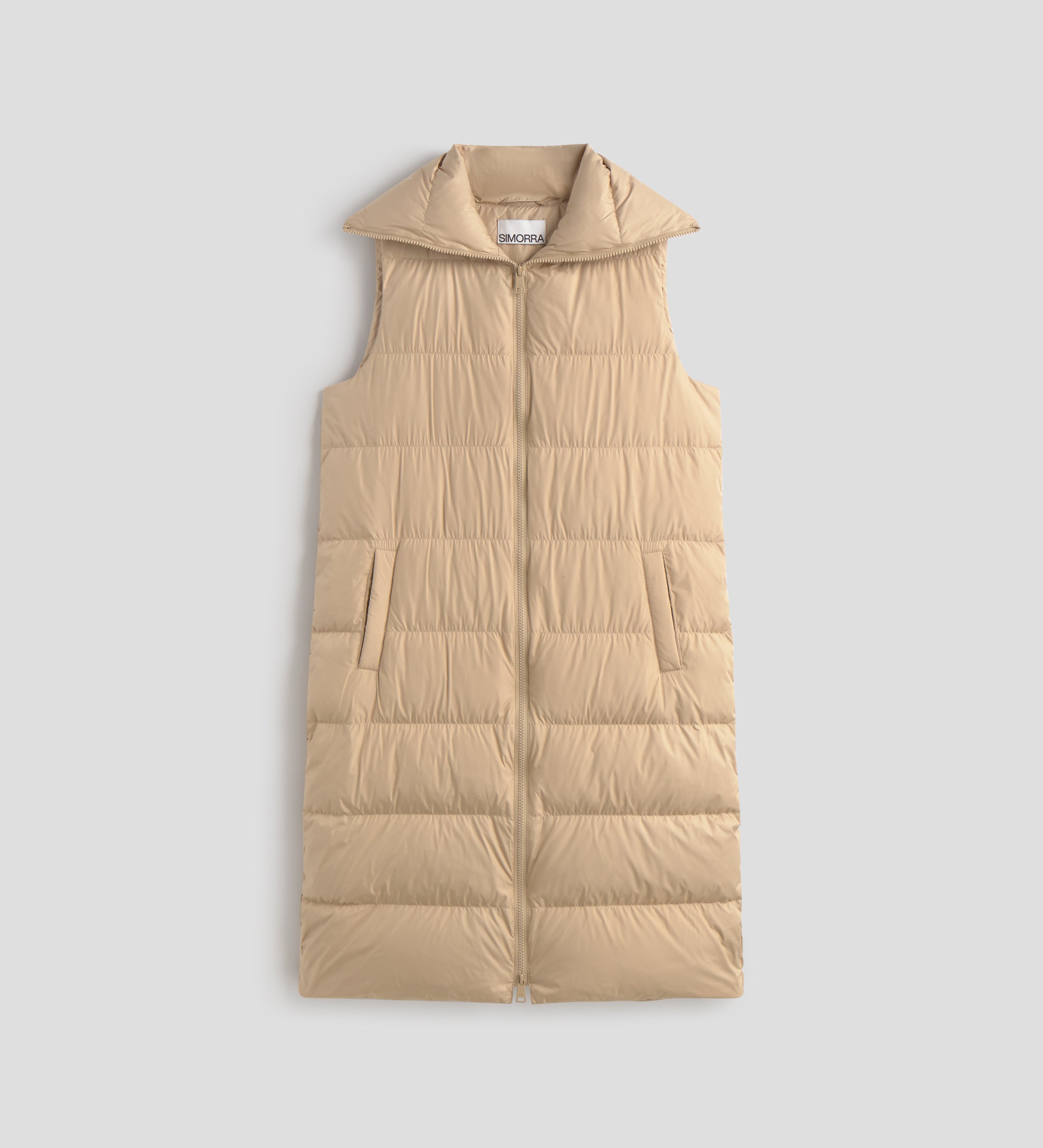 Gilet long rembourré