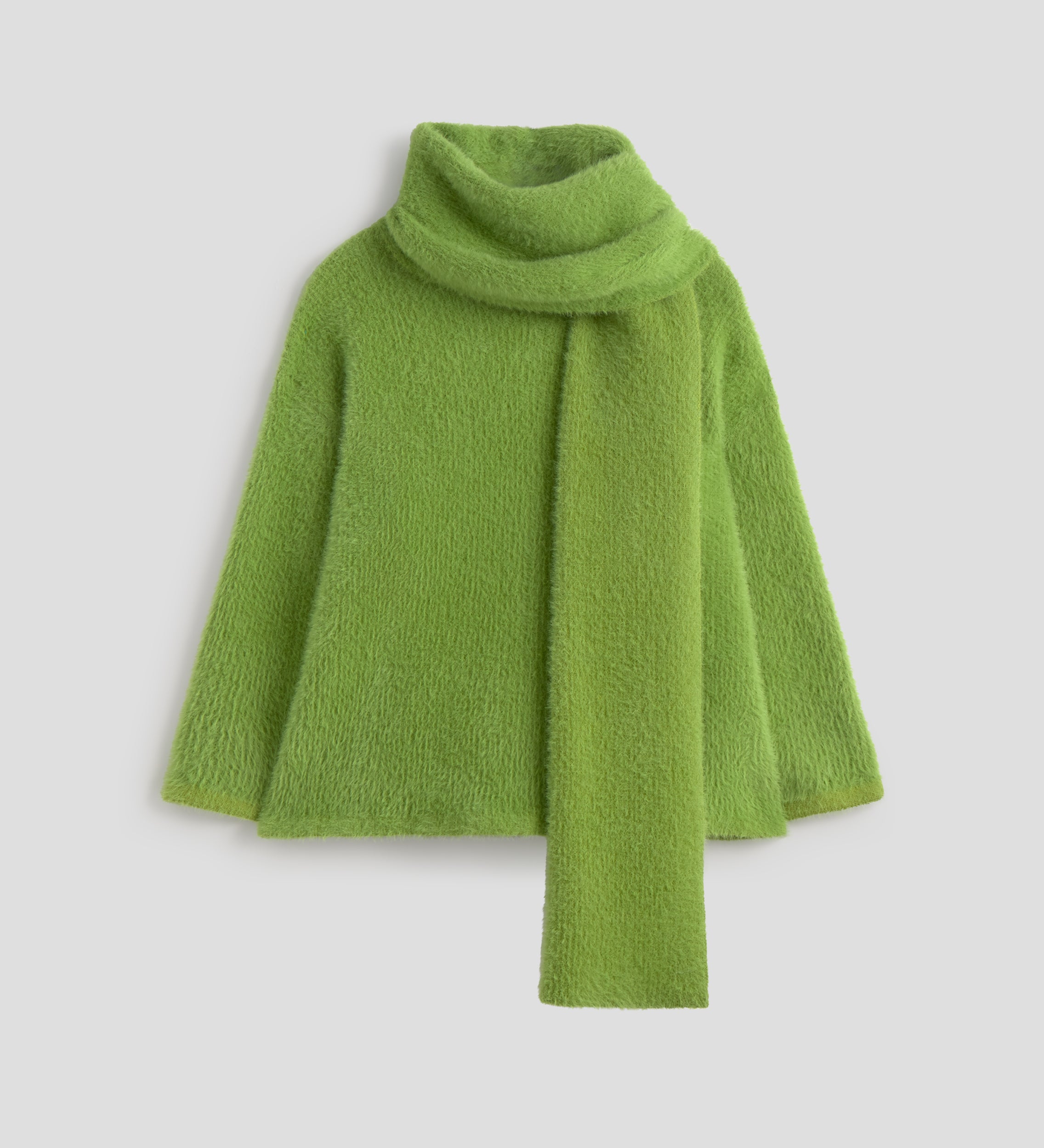 Jersey bufanda efecto pelo