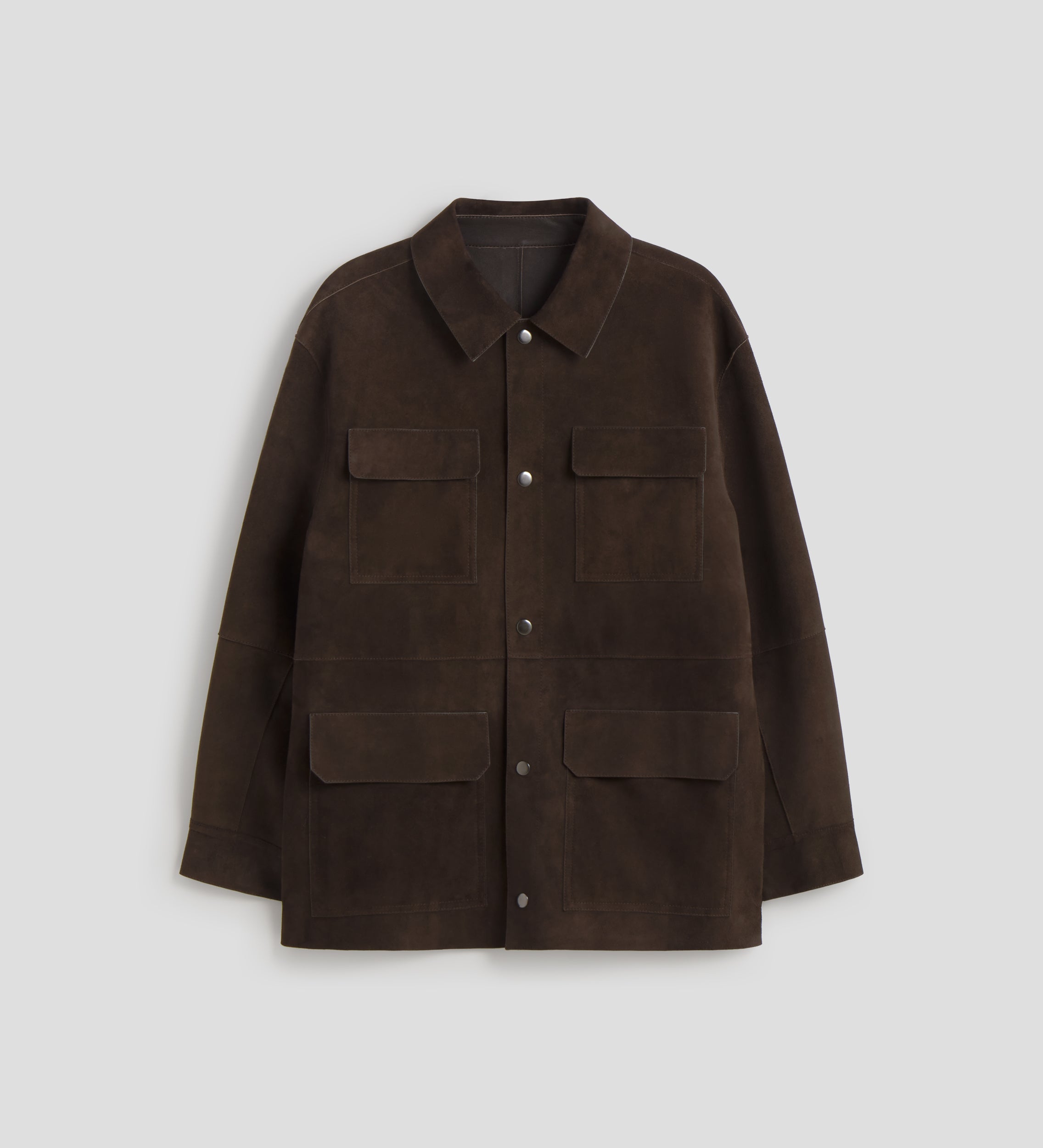 Sobrecamisa napa reversible