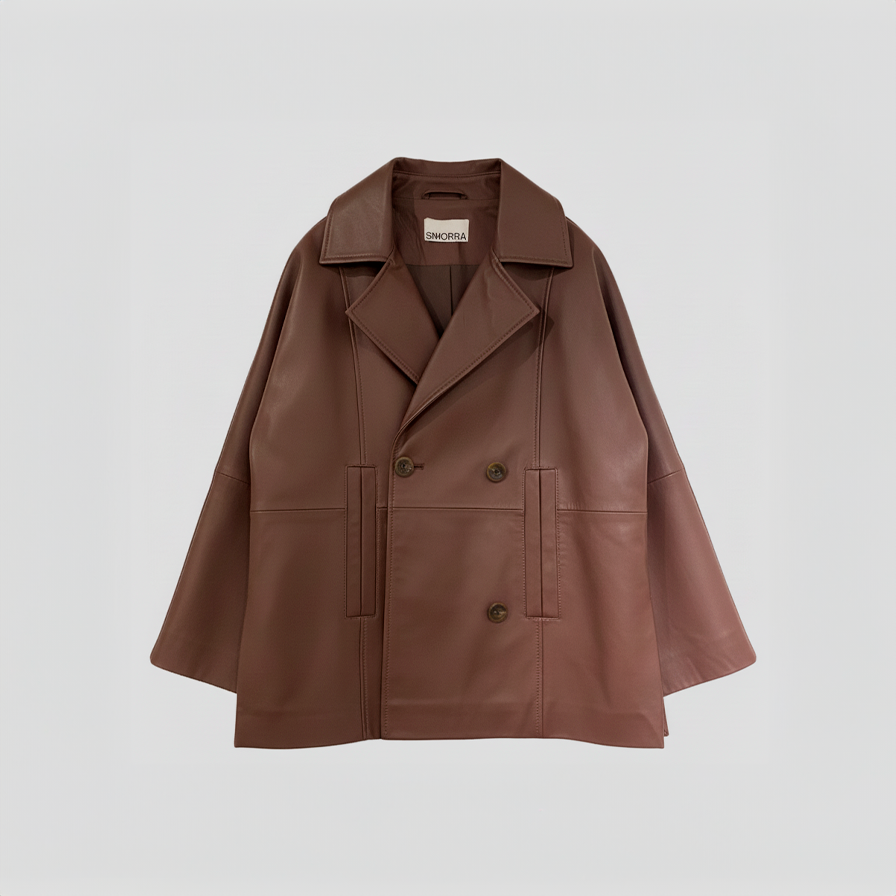 Nappa leather jacket