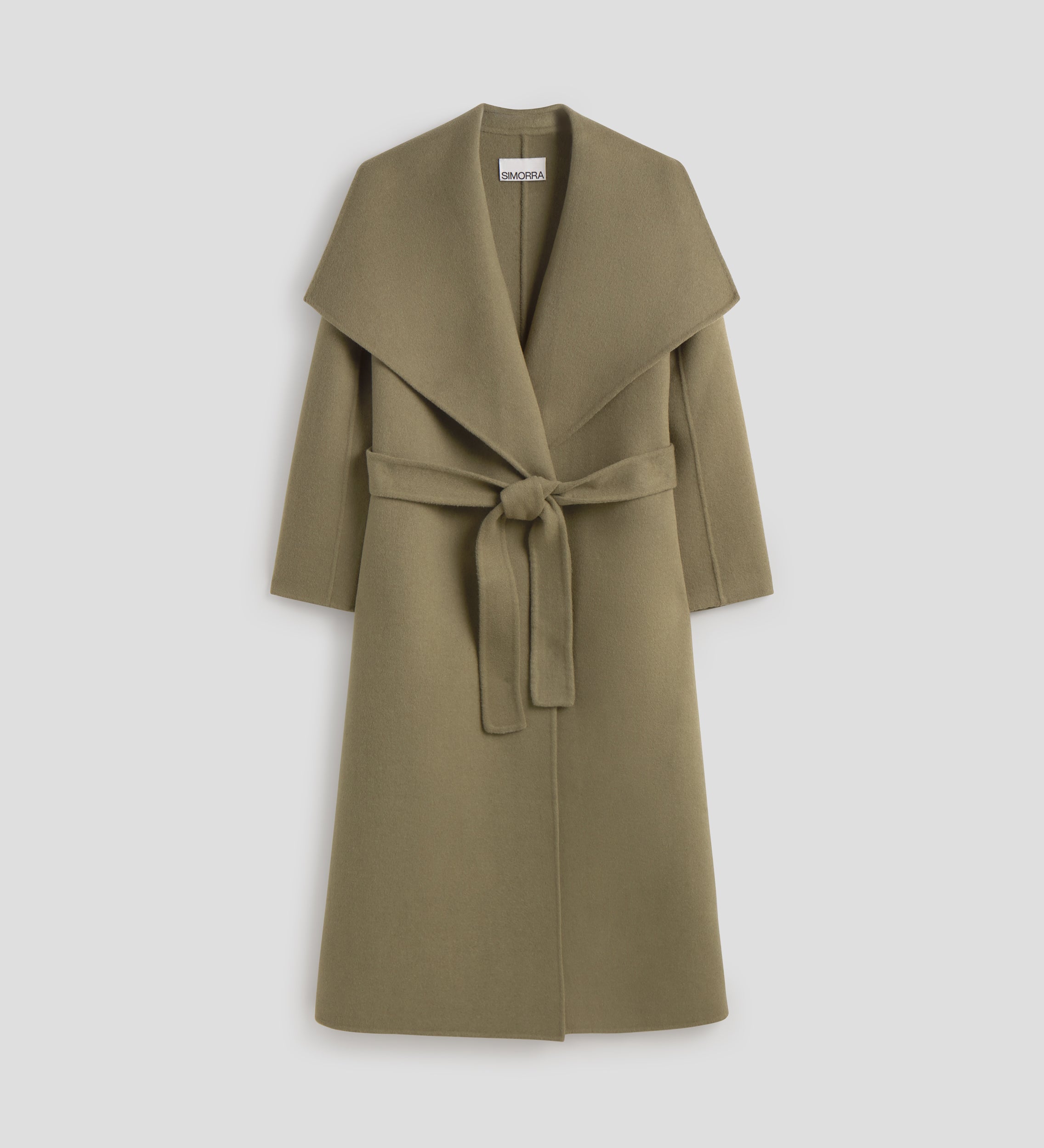 Abrigo largo doble faz