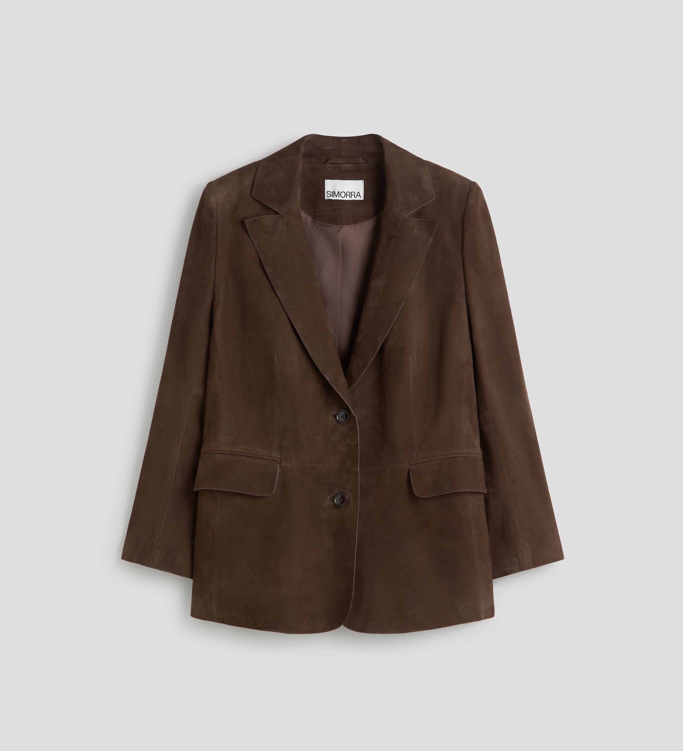 Suede blazer