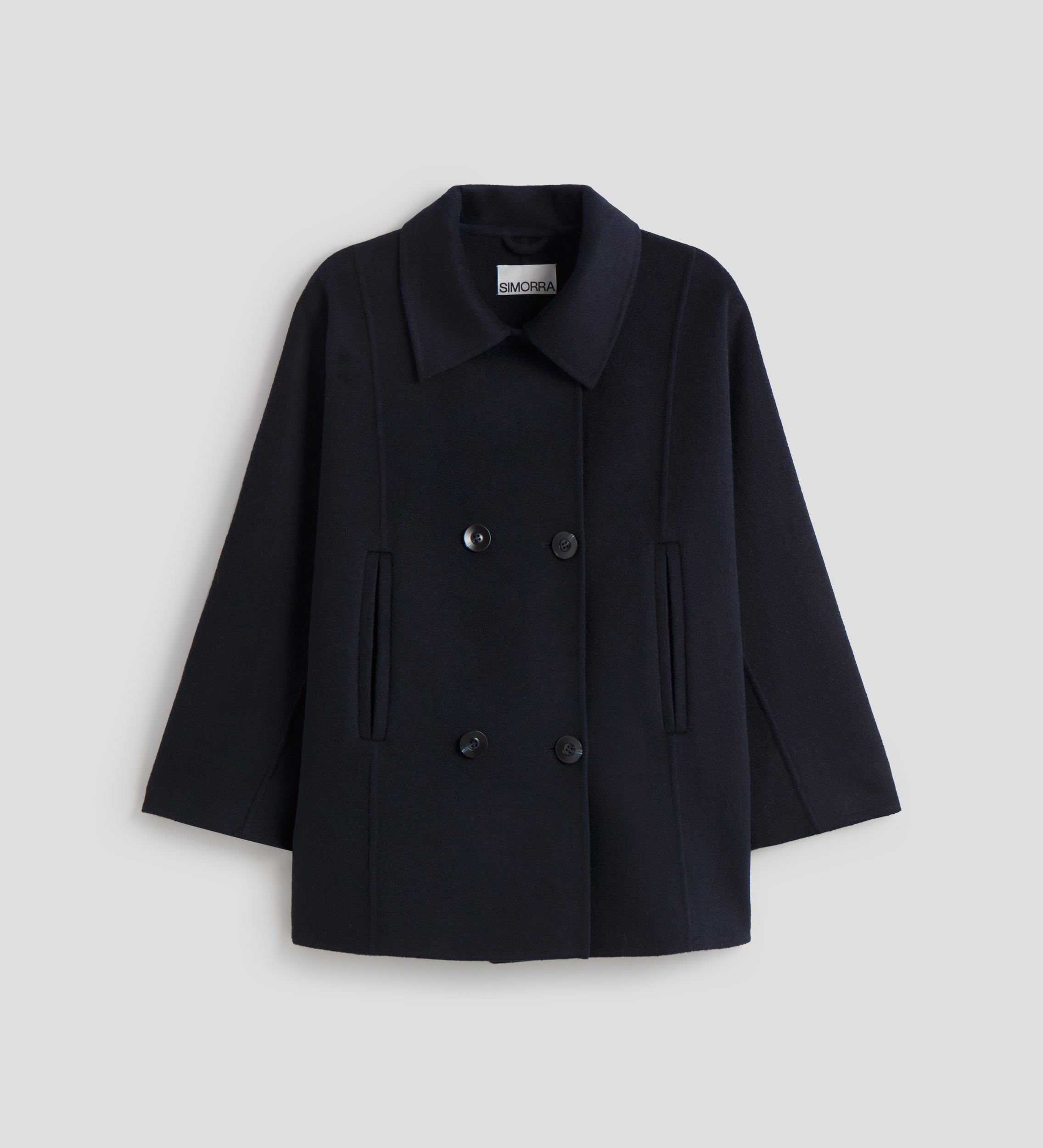 Veste croisée double face