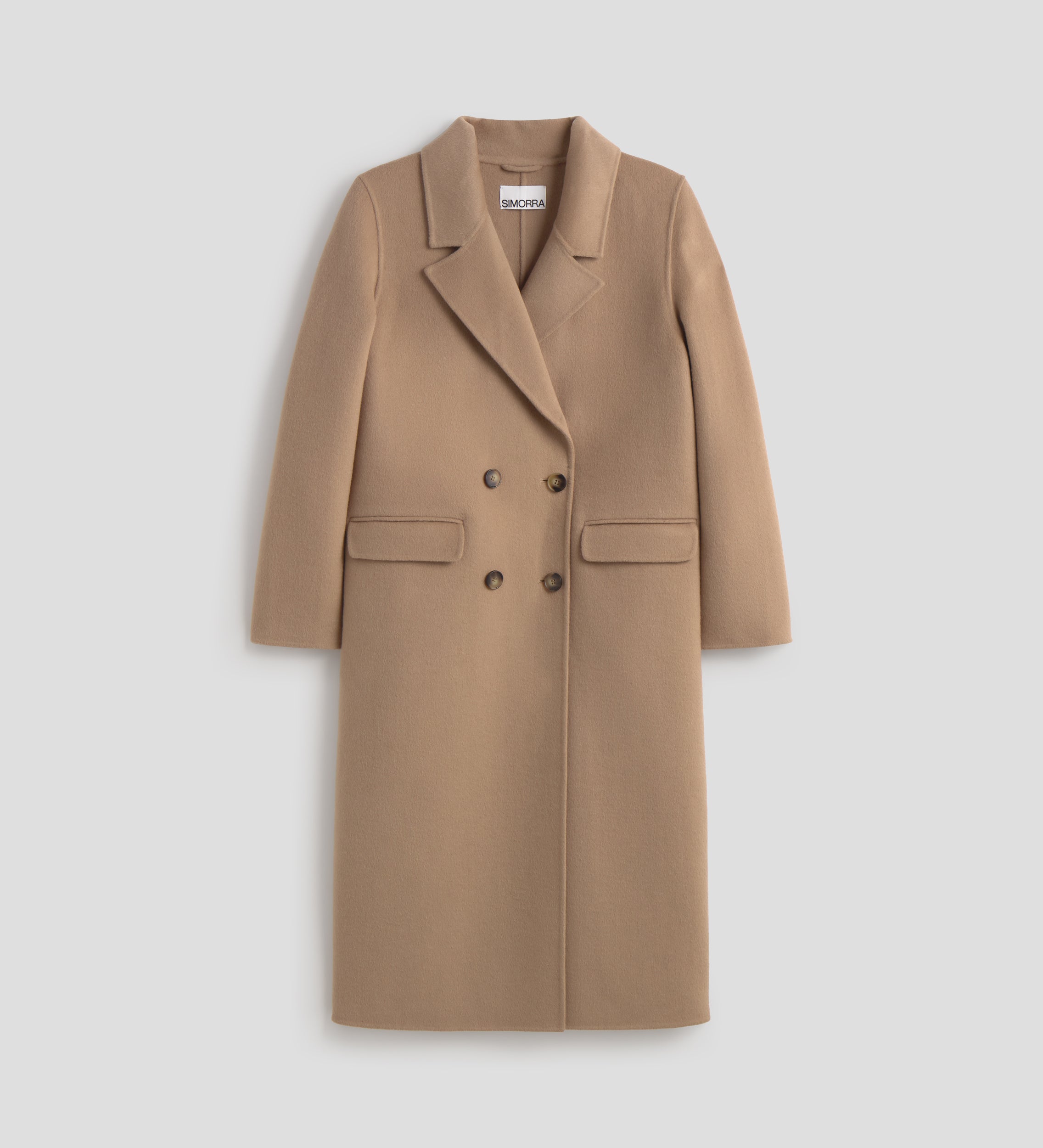 Abrigo largo doble faz