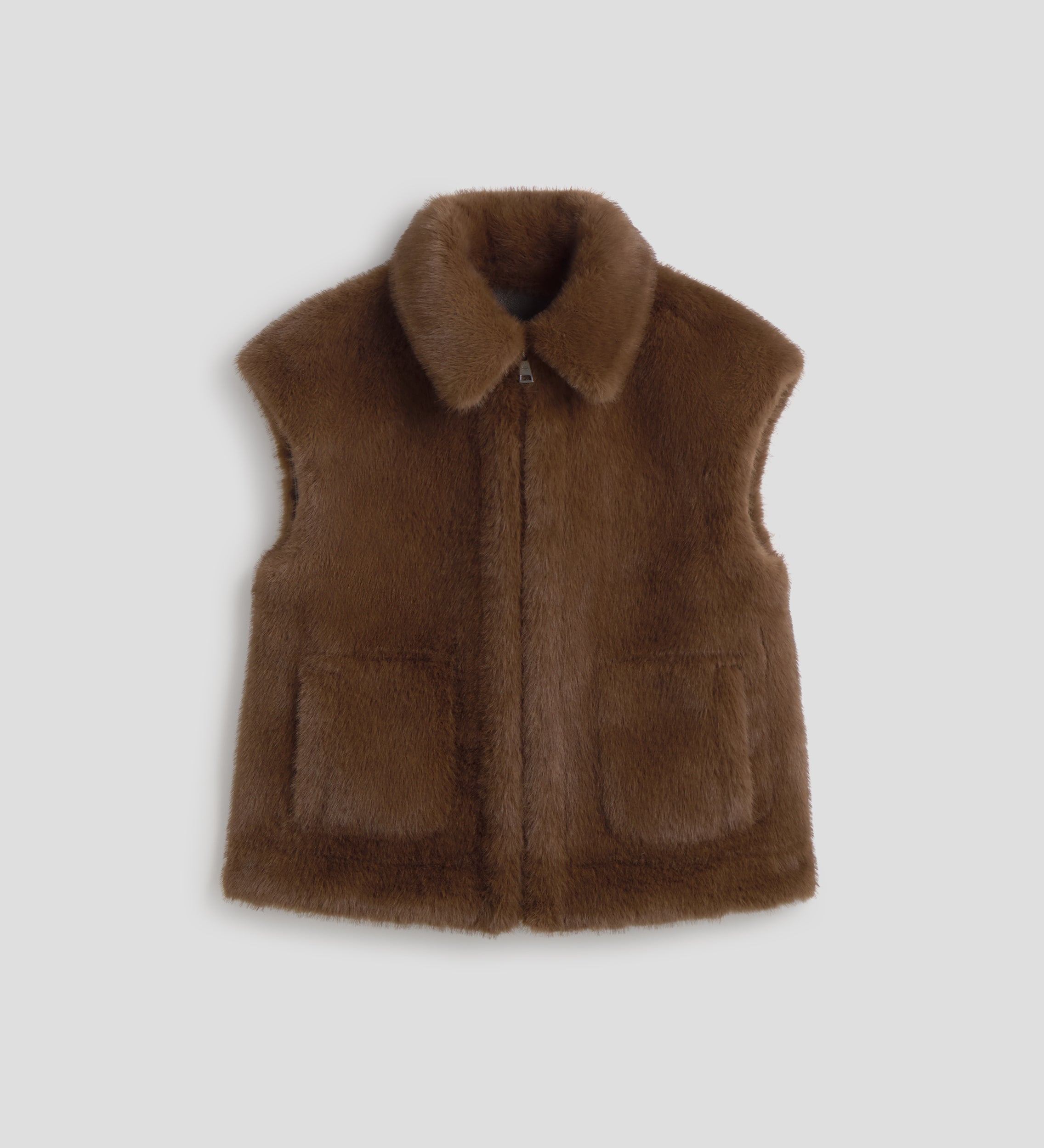 Gilet court réversible