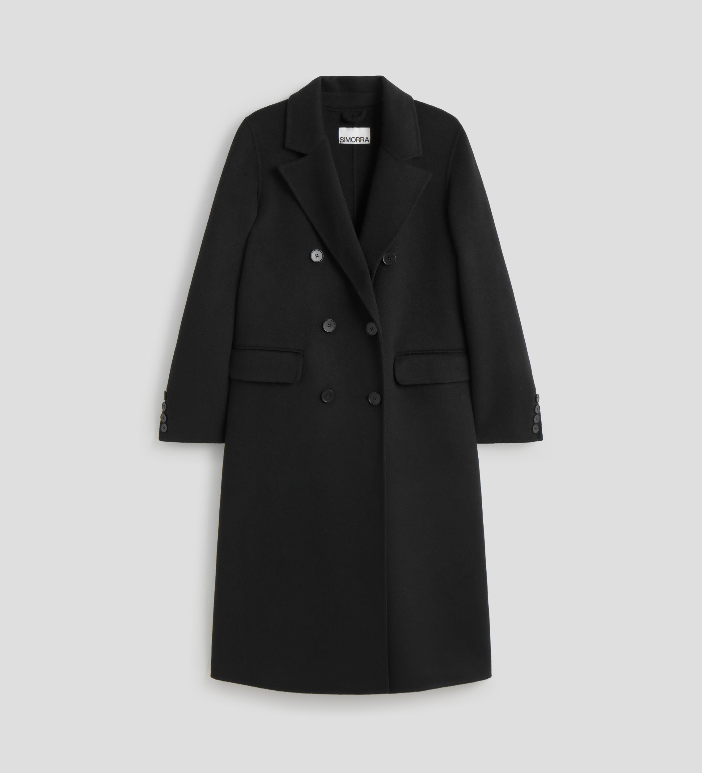 Manteau long double face