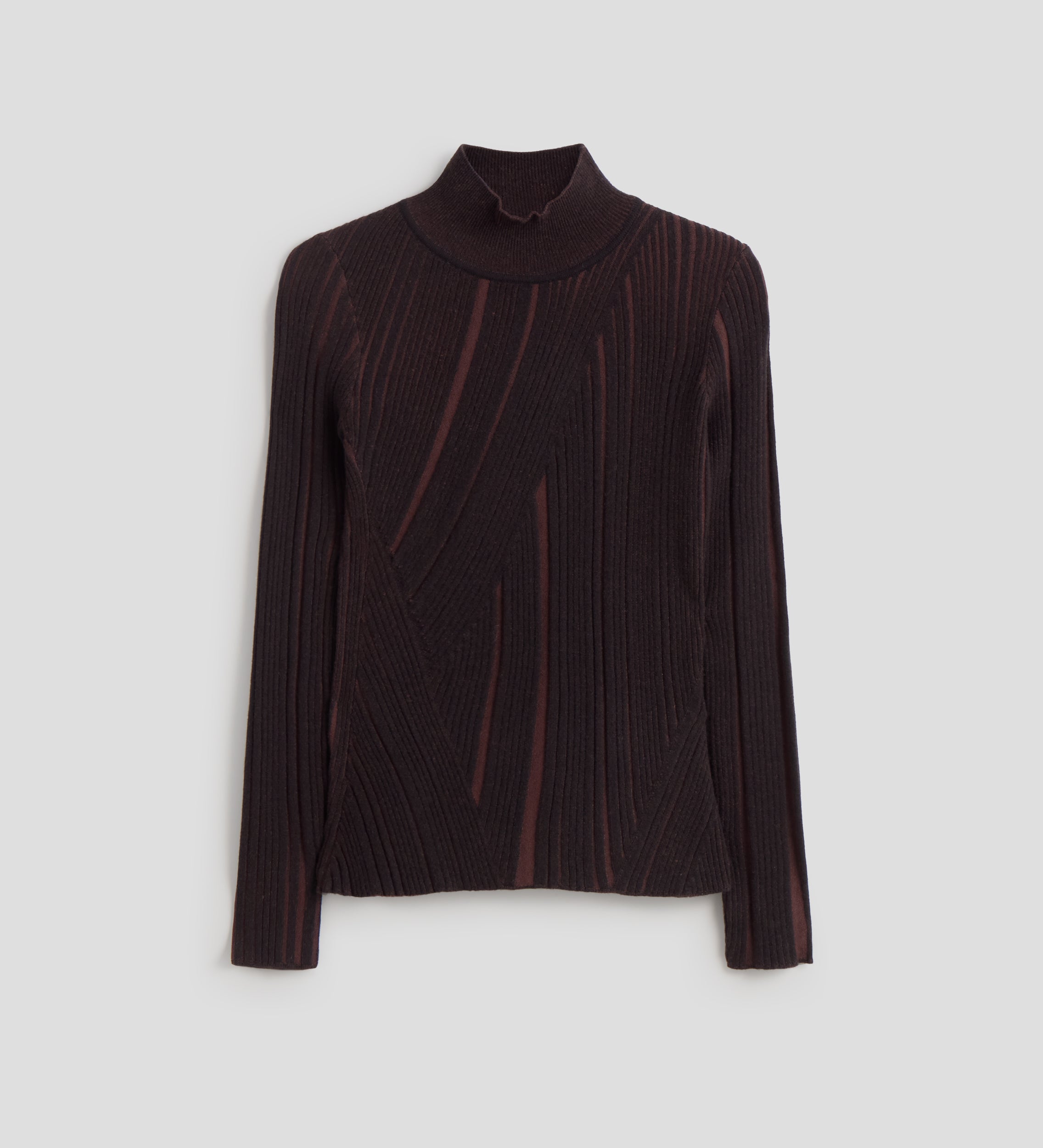 Jersey canalé bicolor