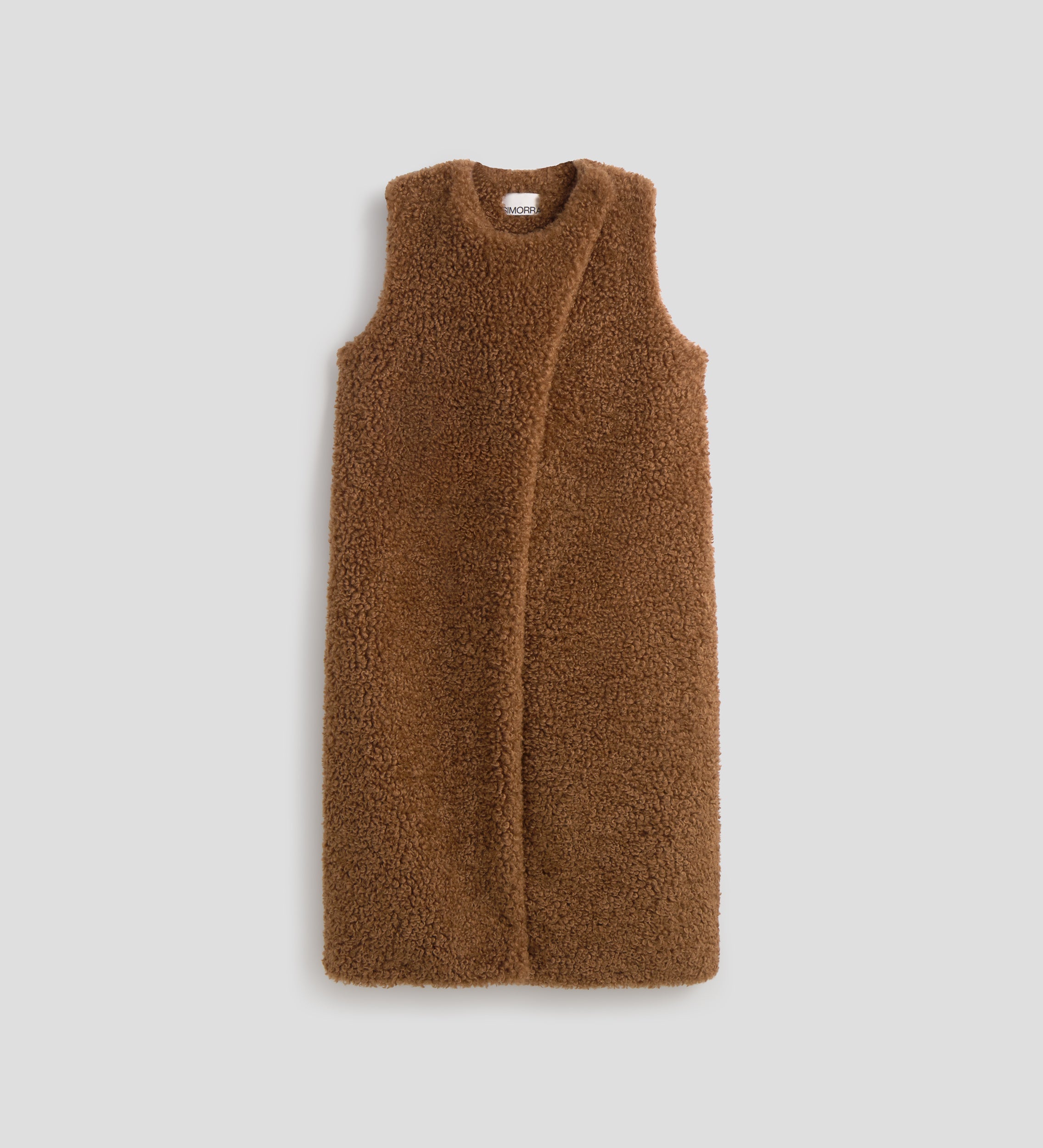 Chaleco largo borreguillo