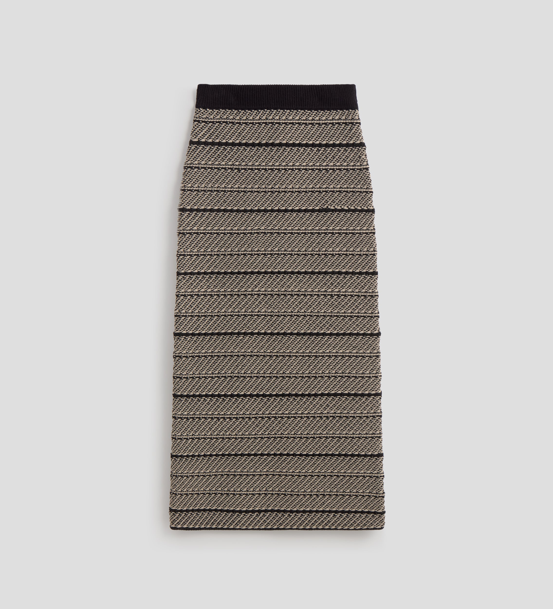 Jacquard knit skirt