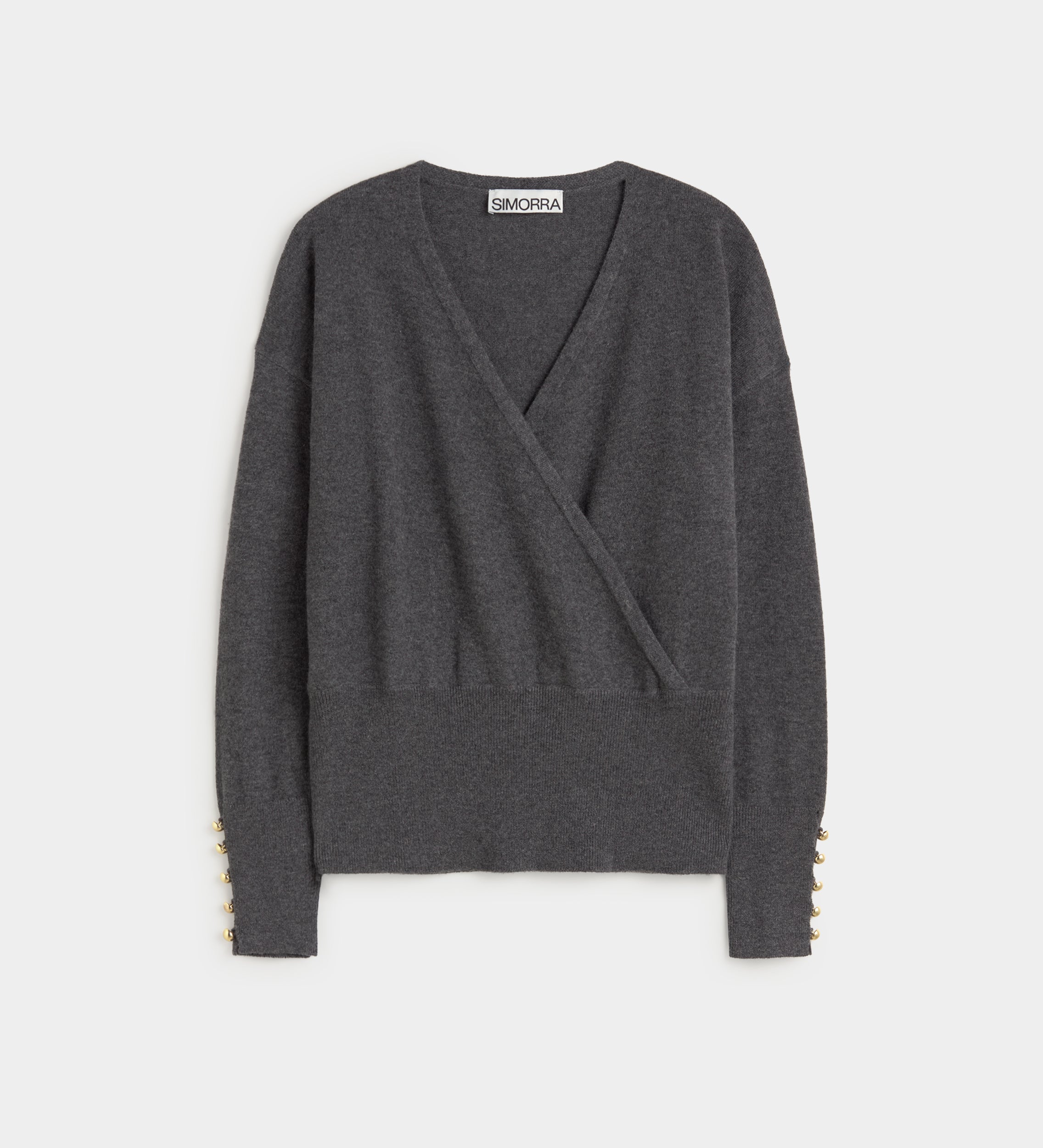 Pull en maille croisée