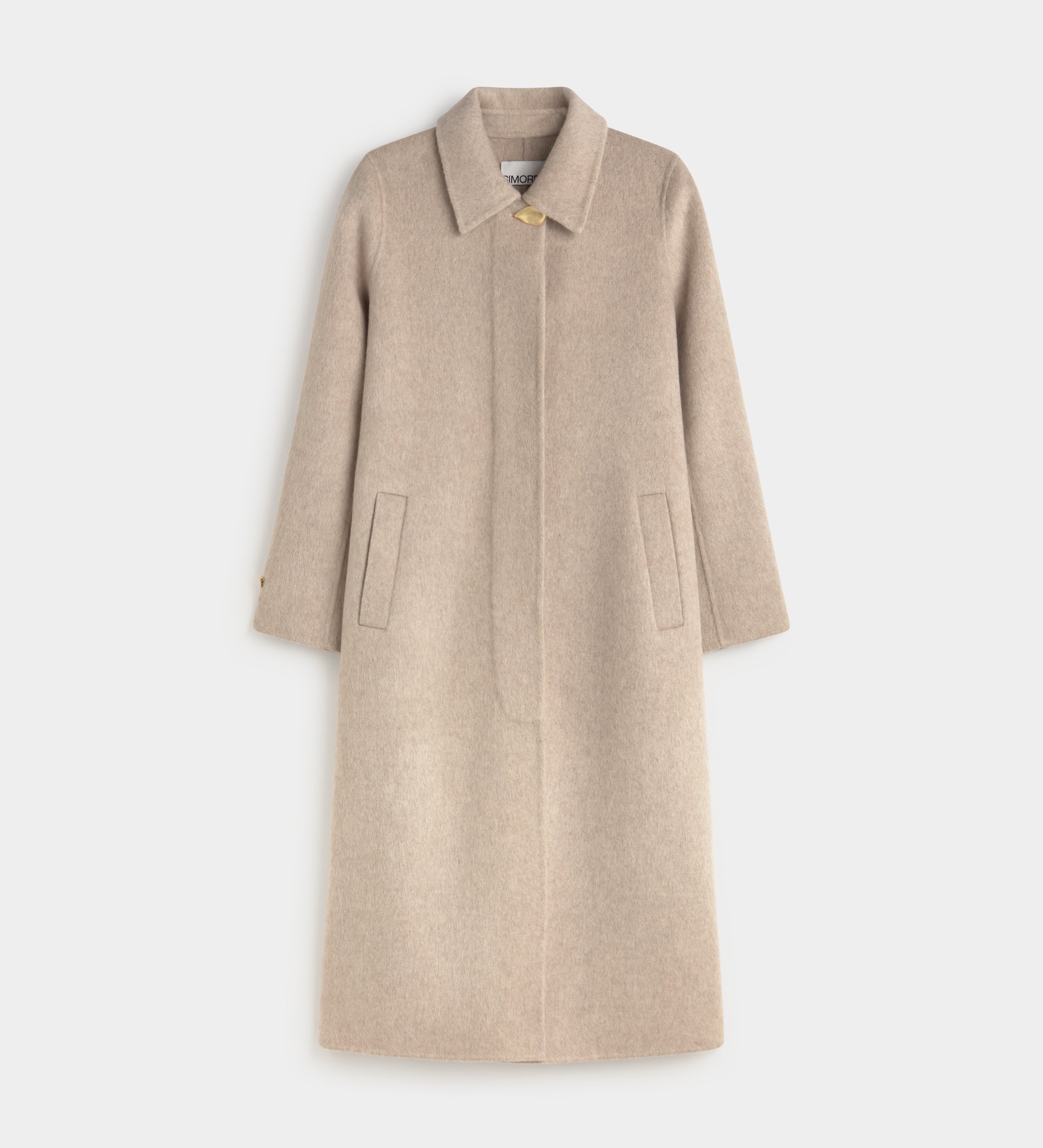 Straight double-faced coat