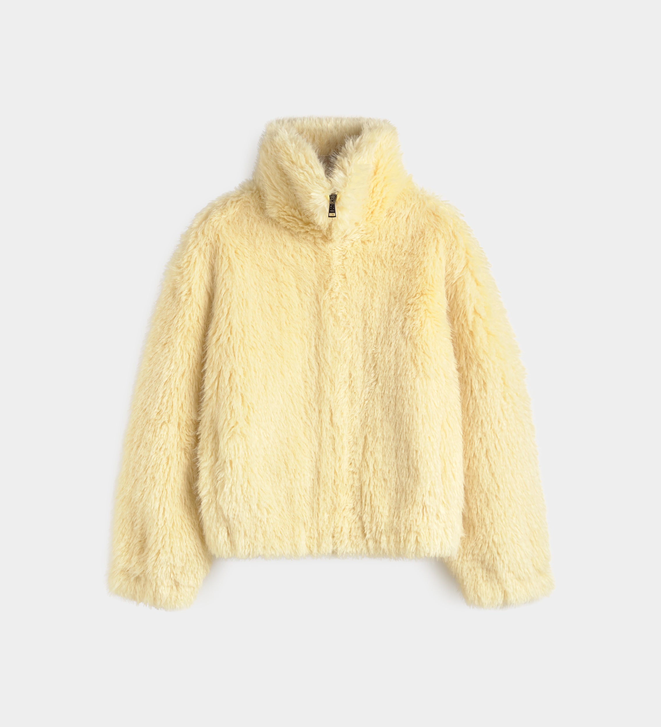 Short faux-fur jacket