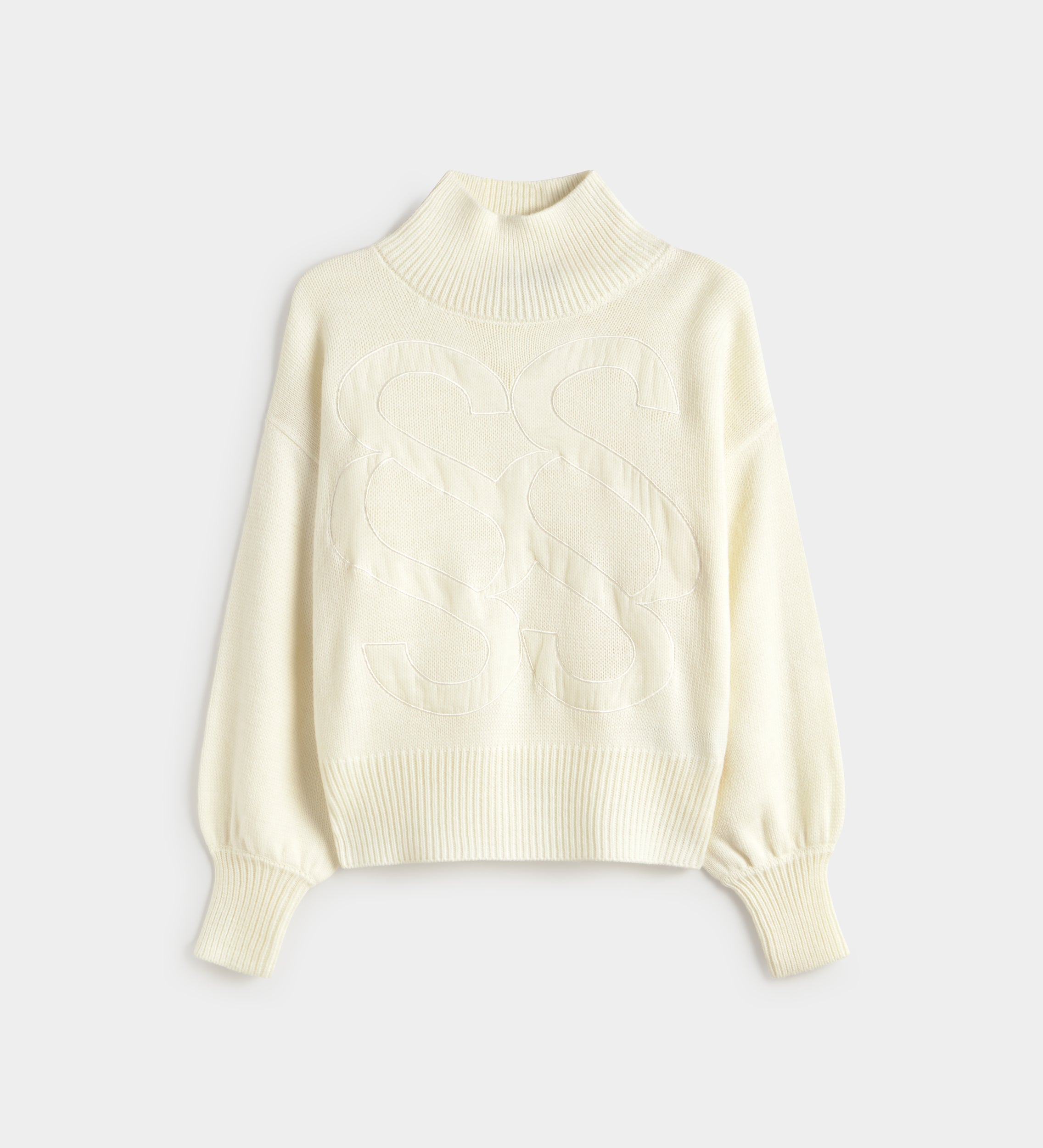 Pull en maille à logo