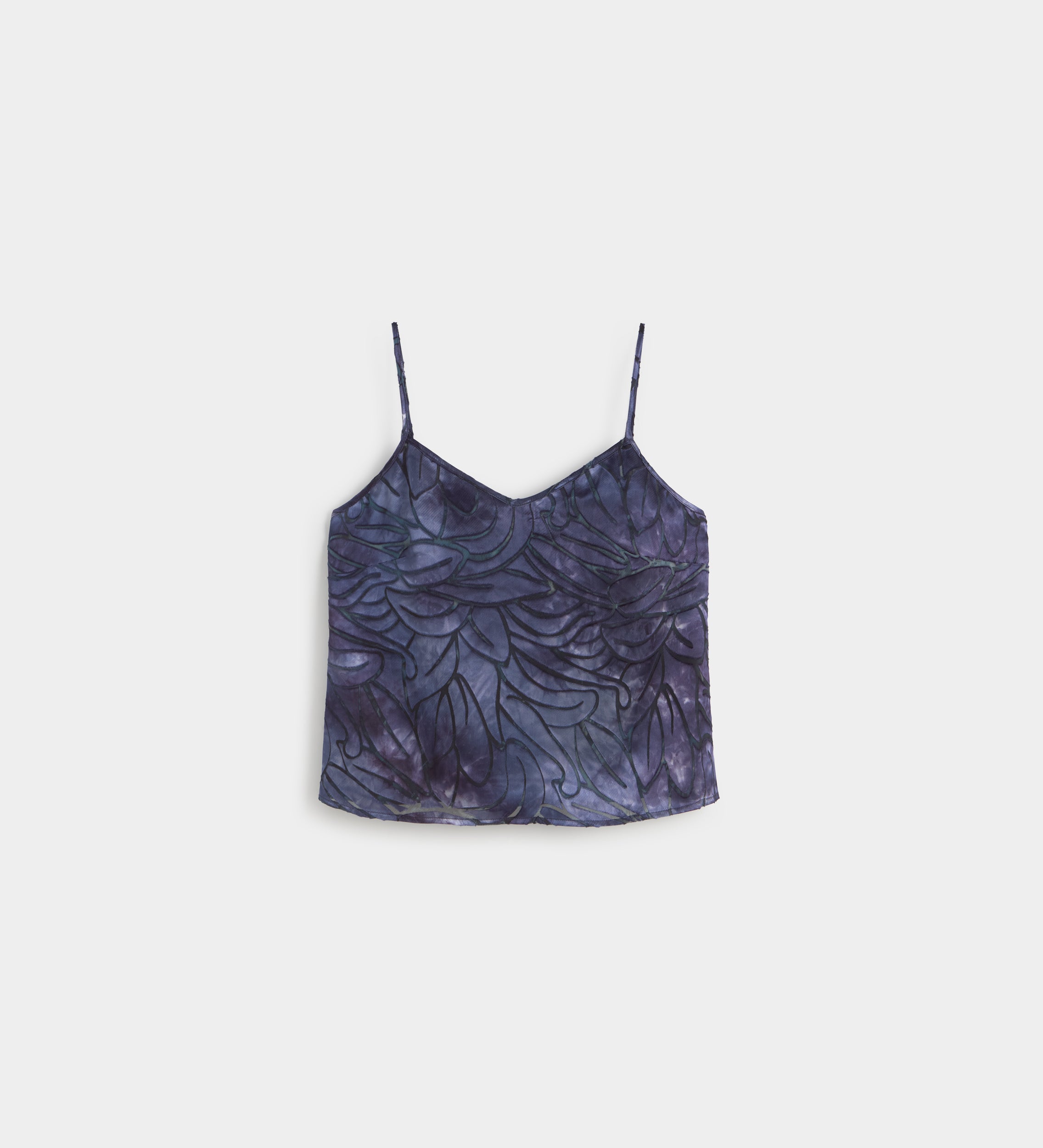 Fancy-fabric top