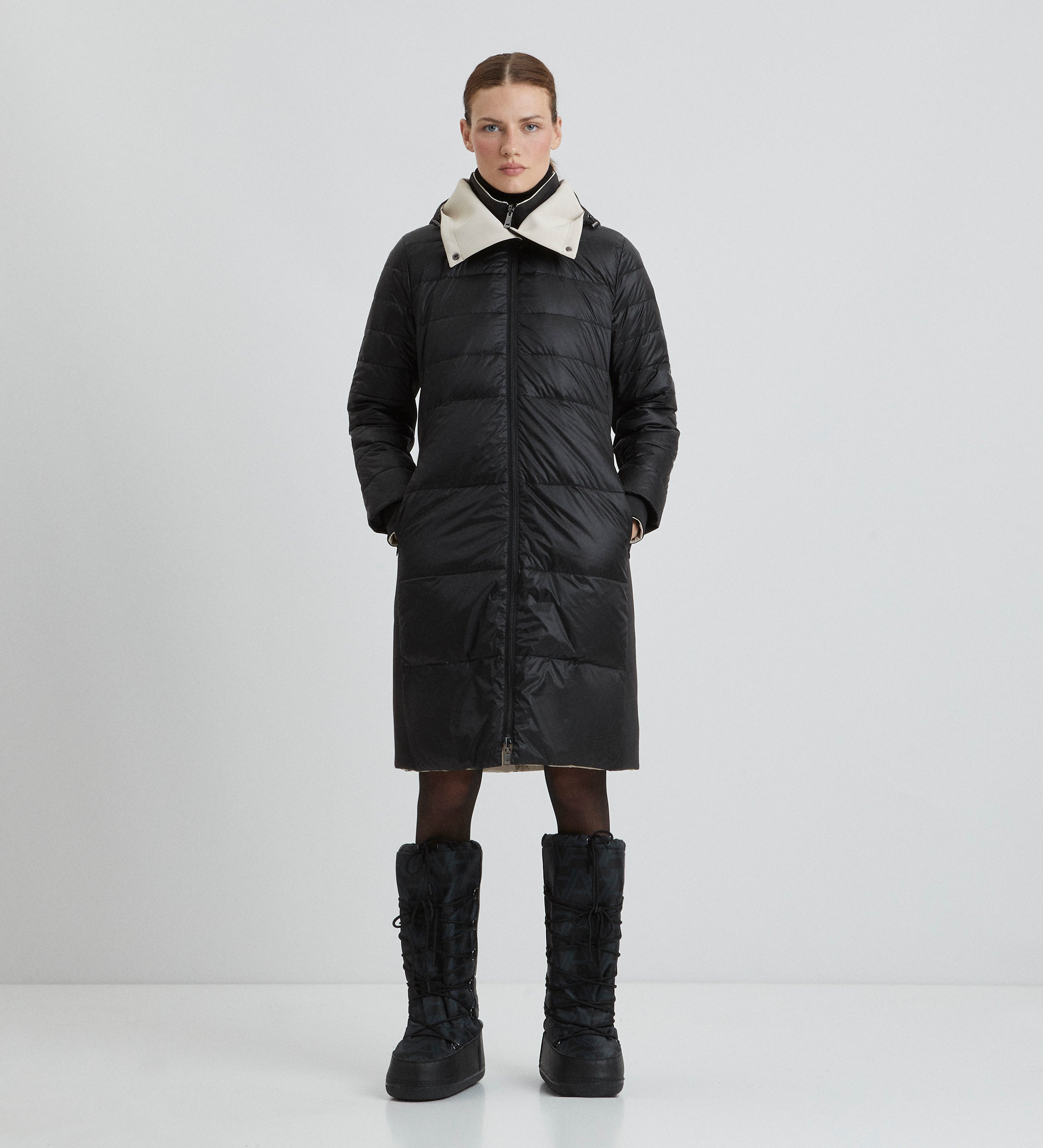 Parka larga scuba