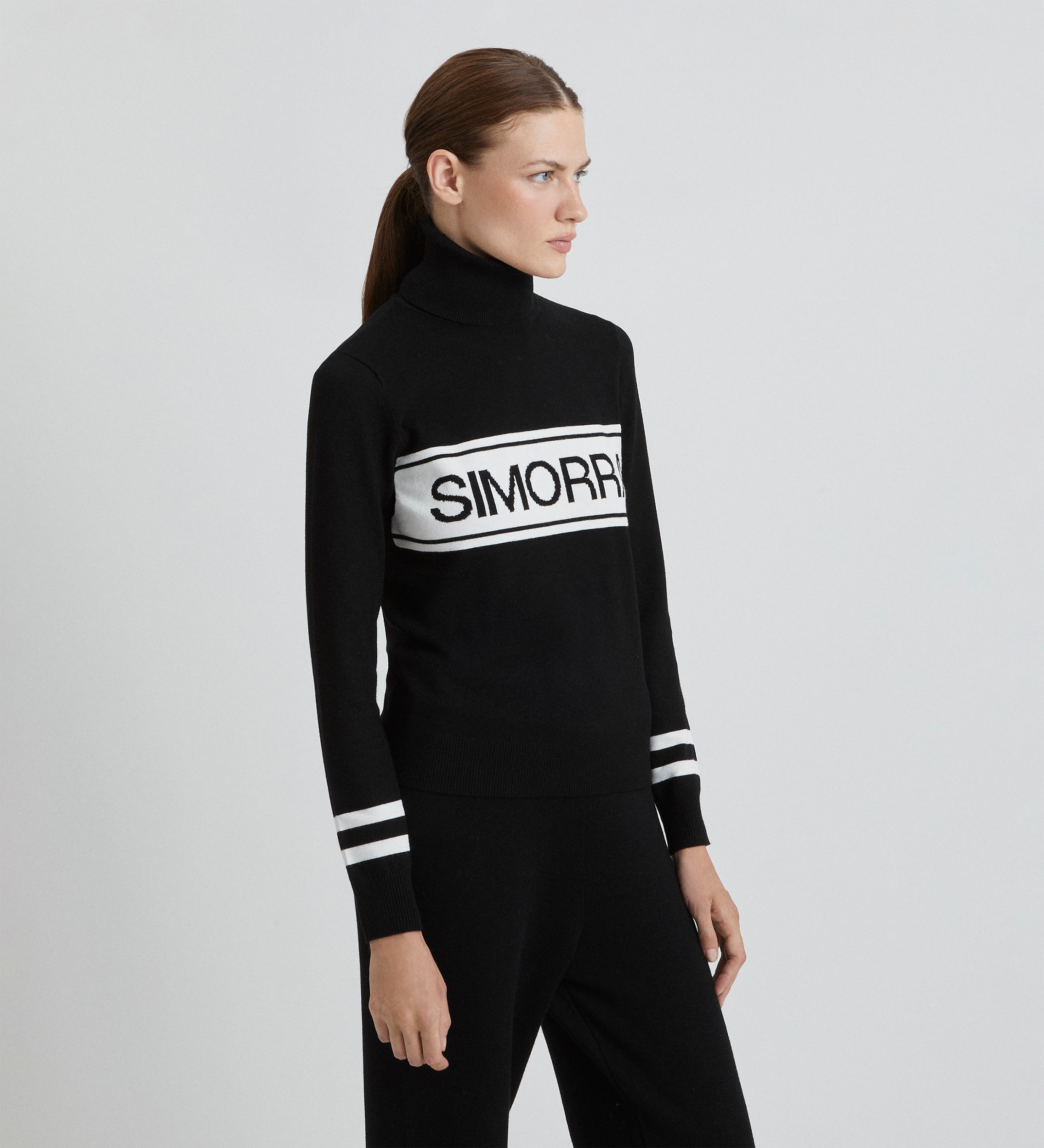 Logo turtleneck sweater