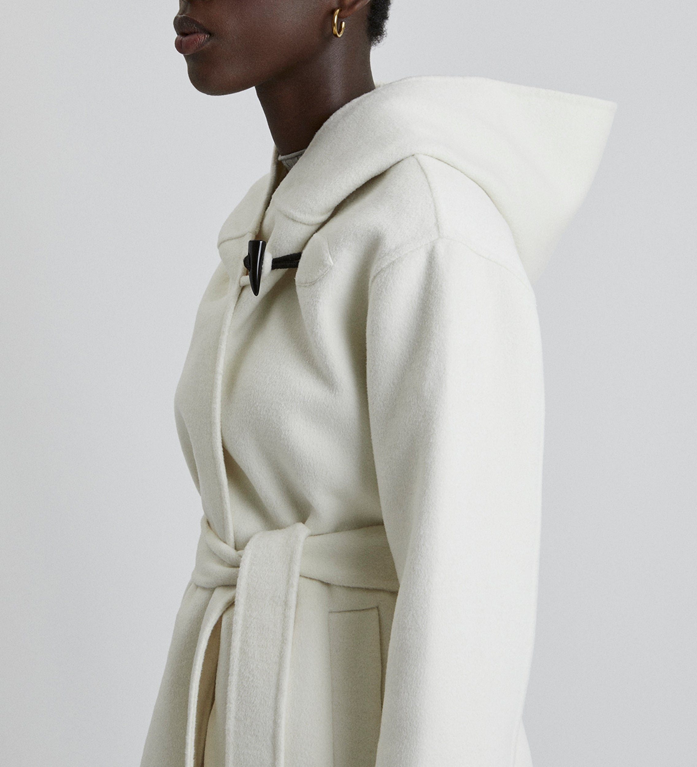 Hooded coat