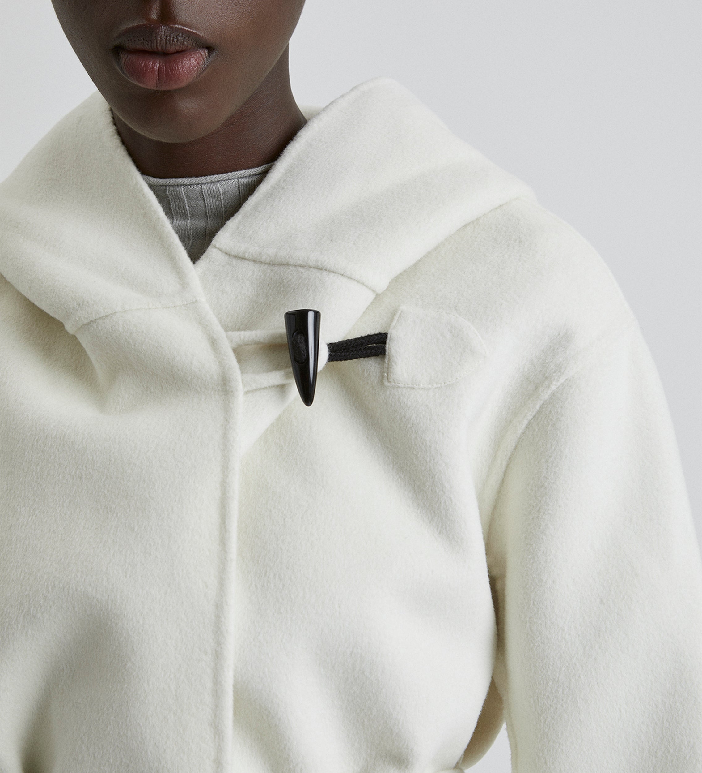Hooded coat
