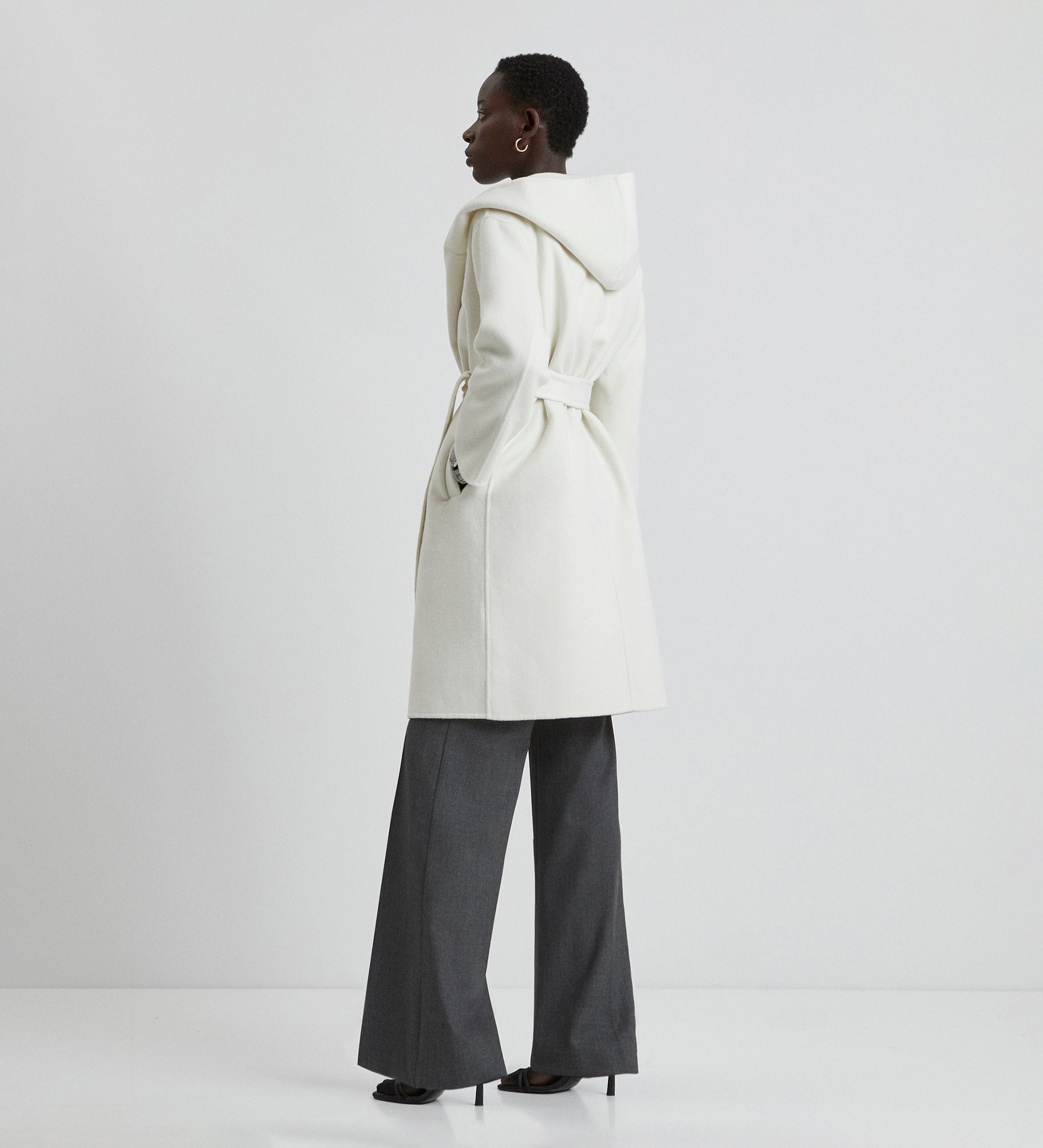 Hooded coat