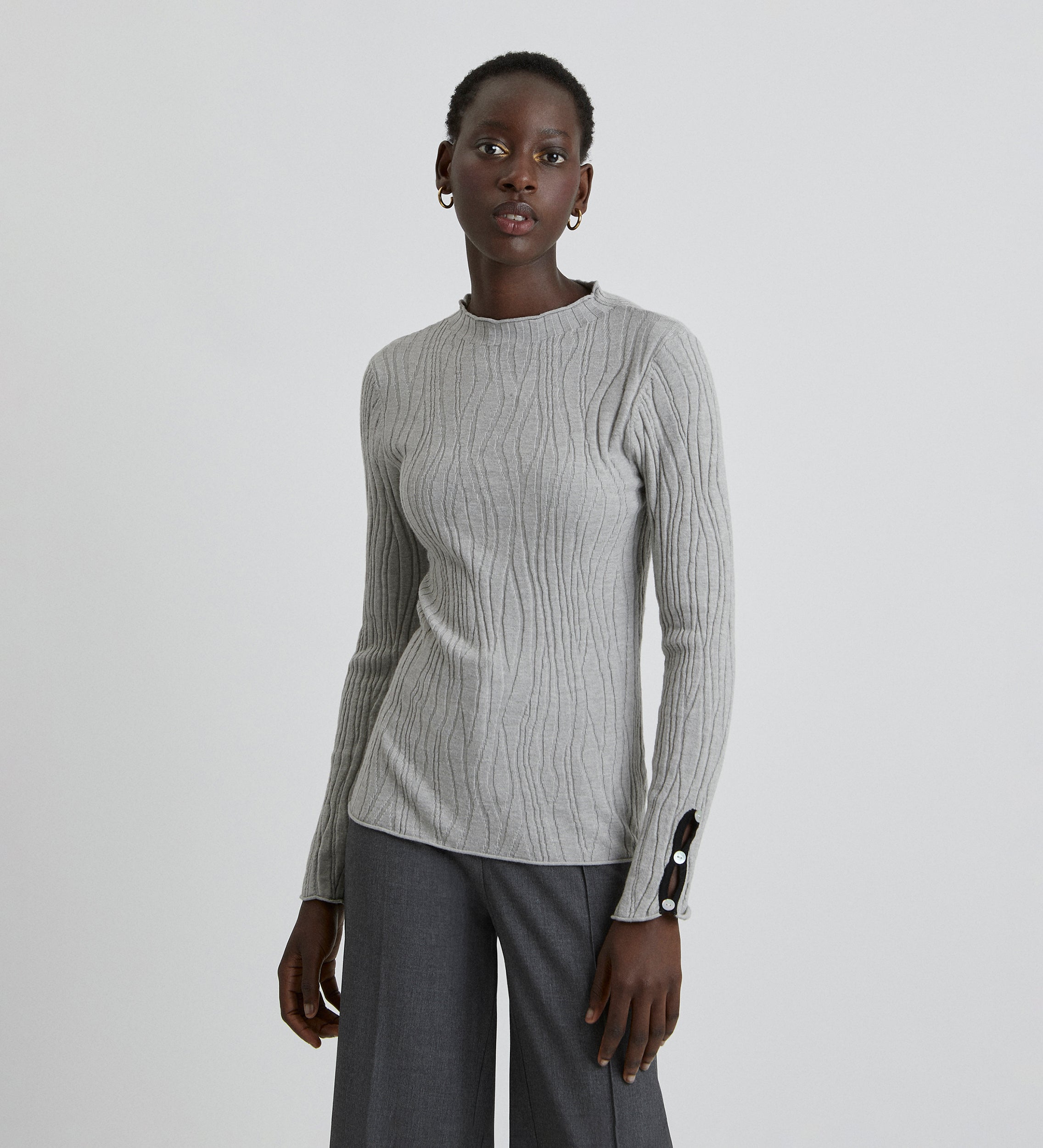 Jacquard sweater
