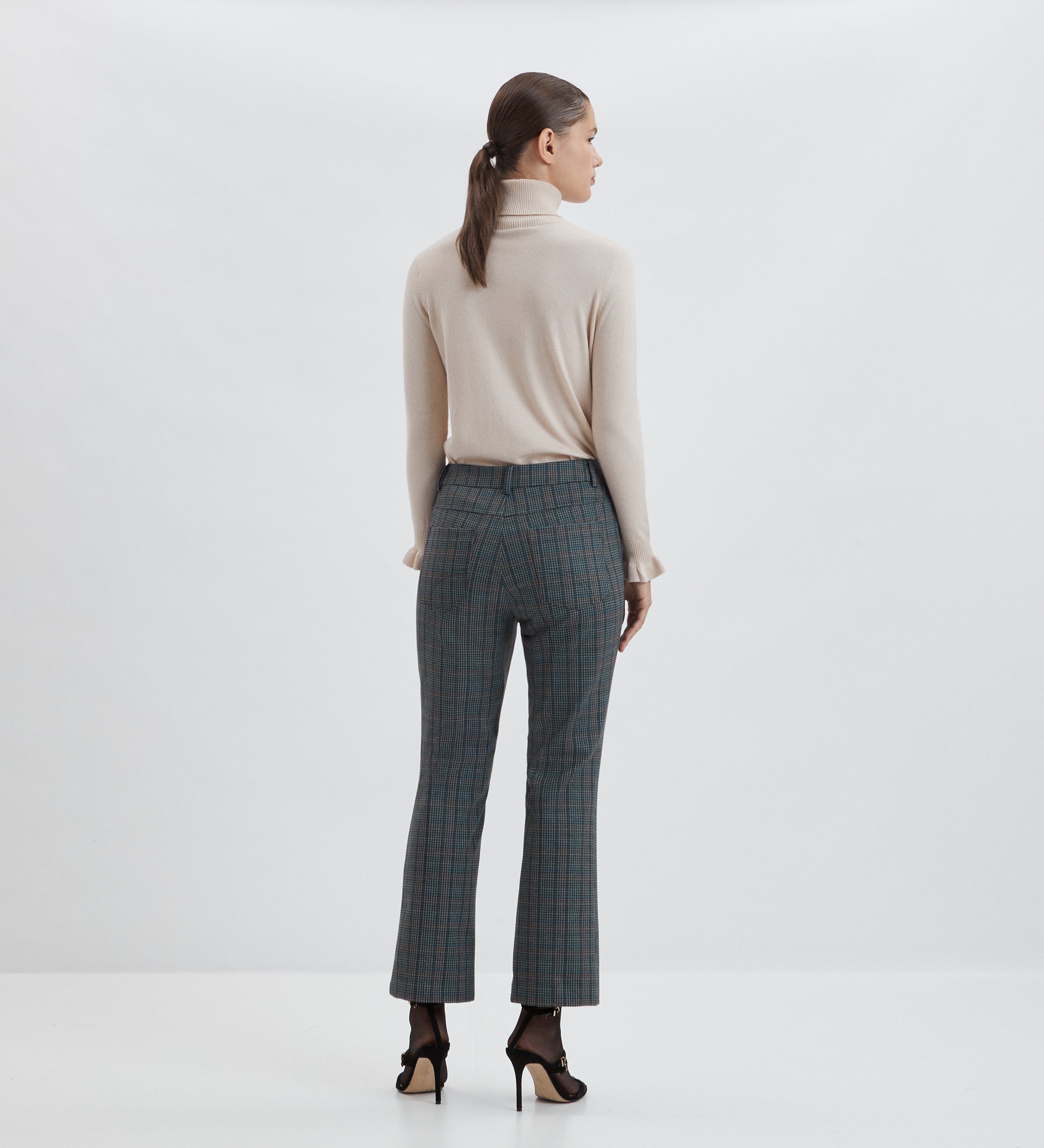 Printed Roma knit pants