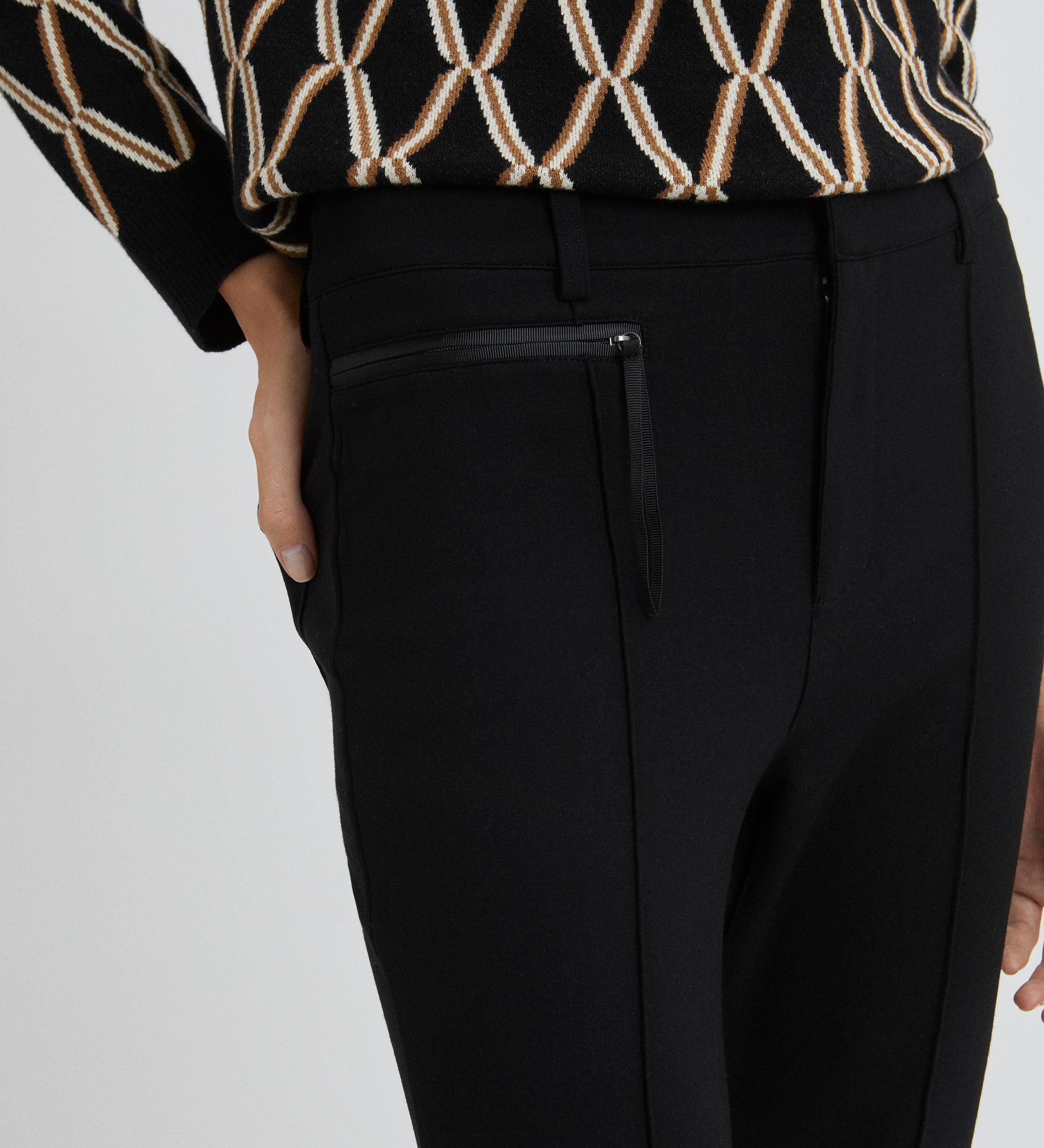 Slim fit stretch trousers