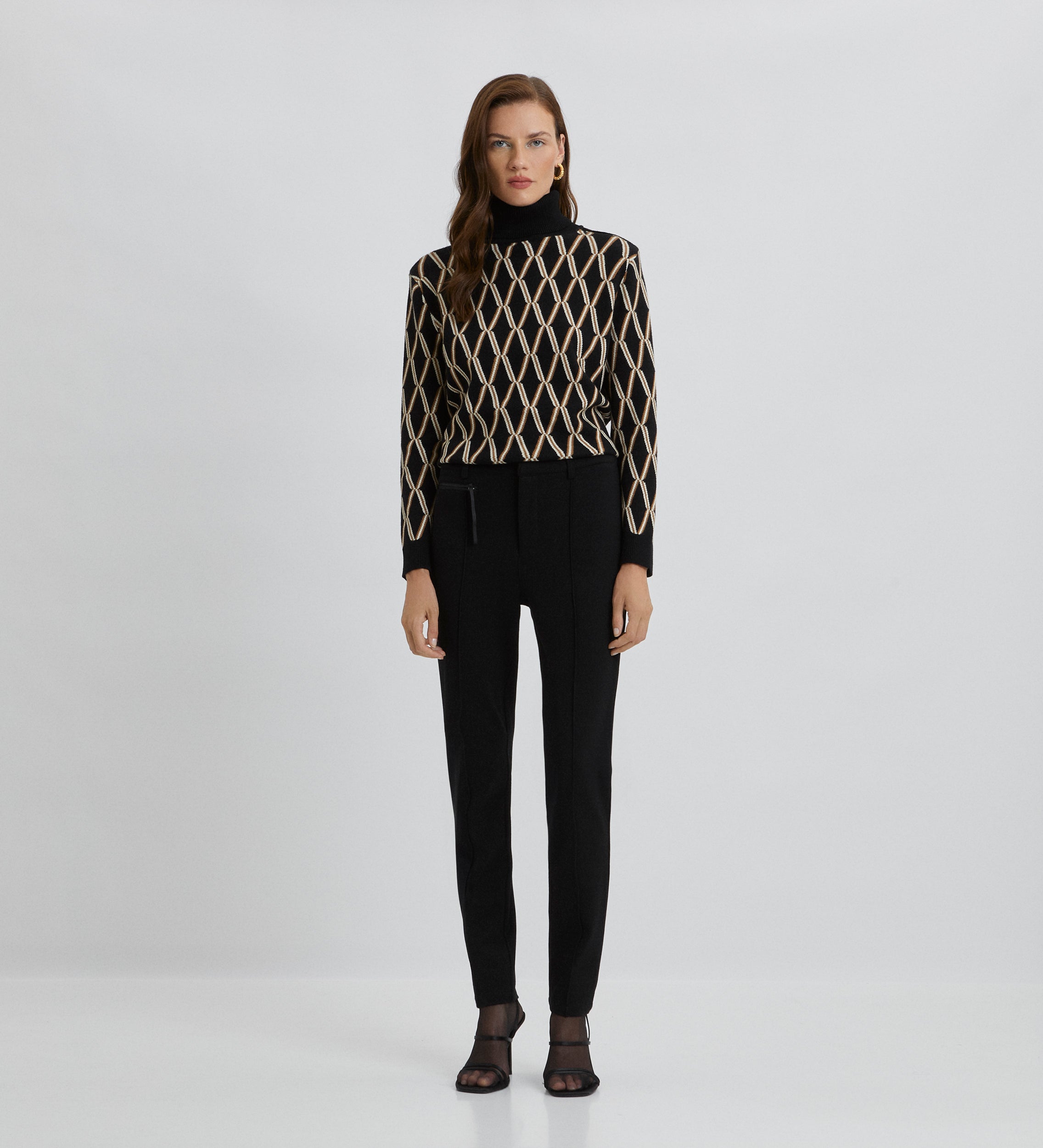 Slim fit stretch trousers