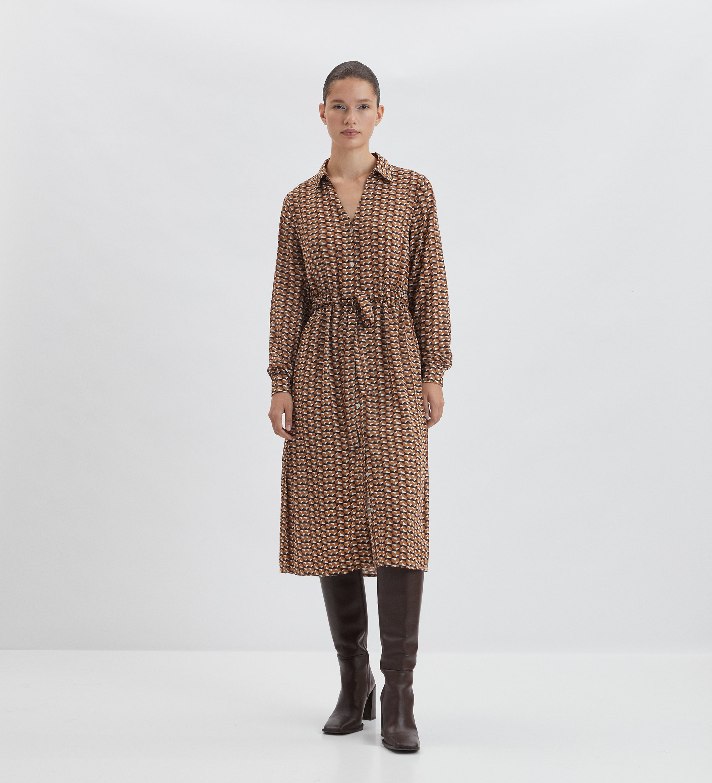 Robe chemise imprimée