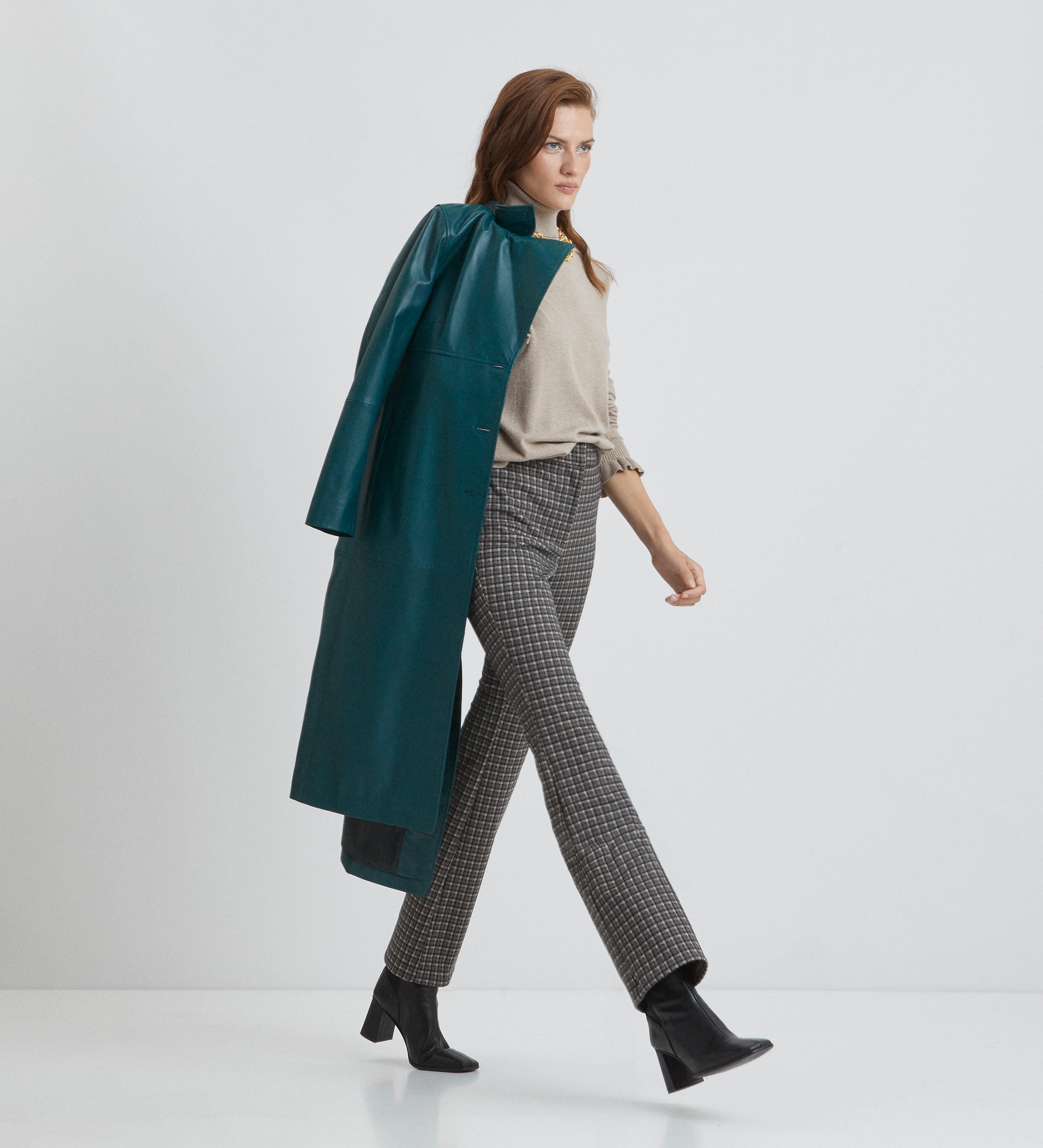 Pantalon élastique évasé