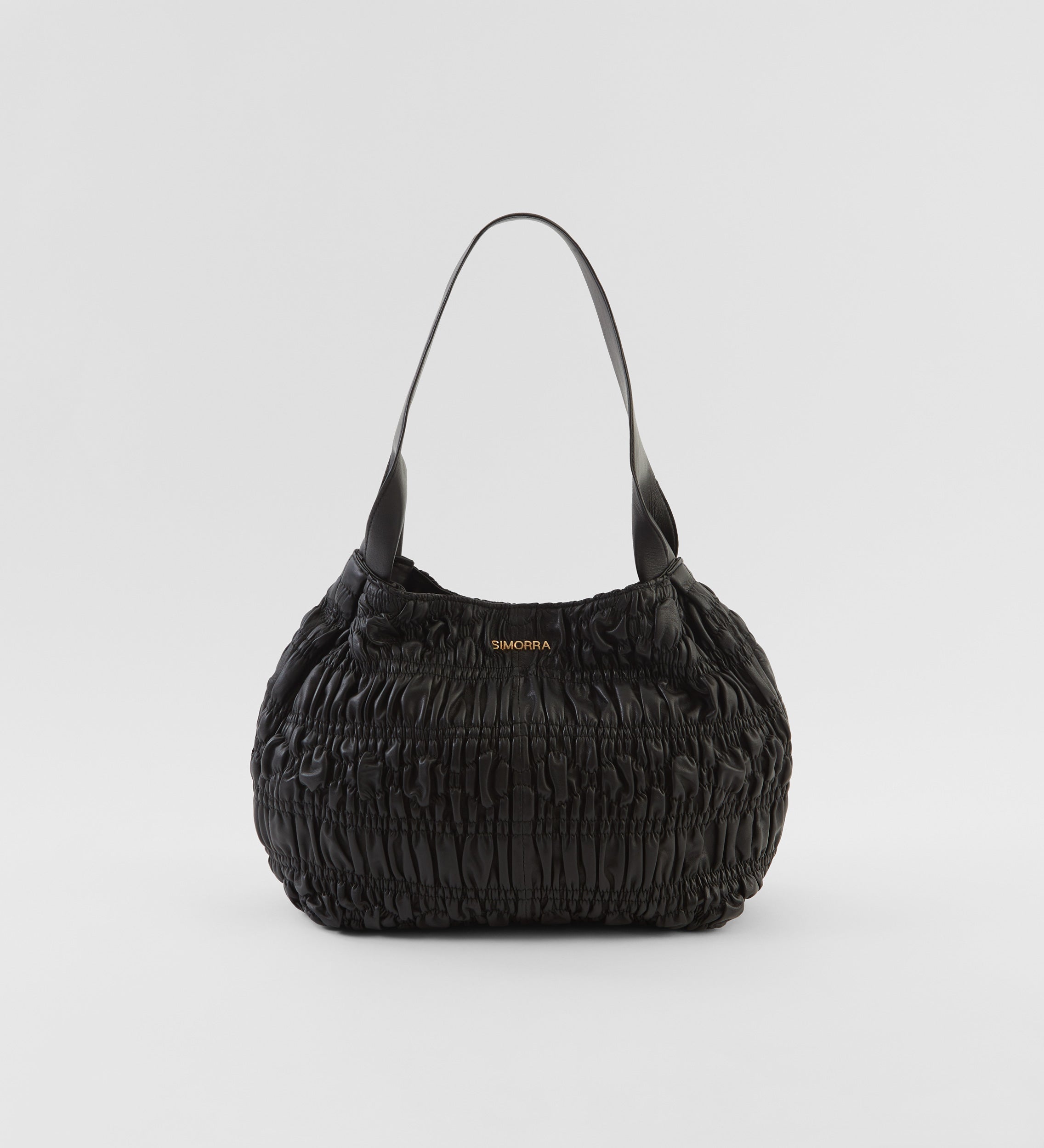 Bolso fruncido hombro