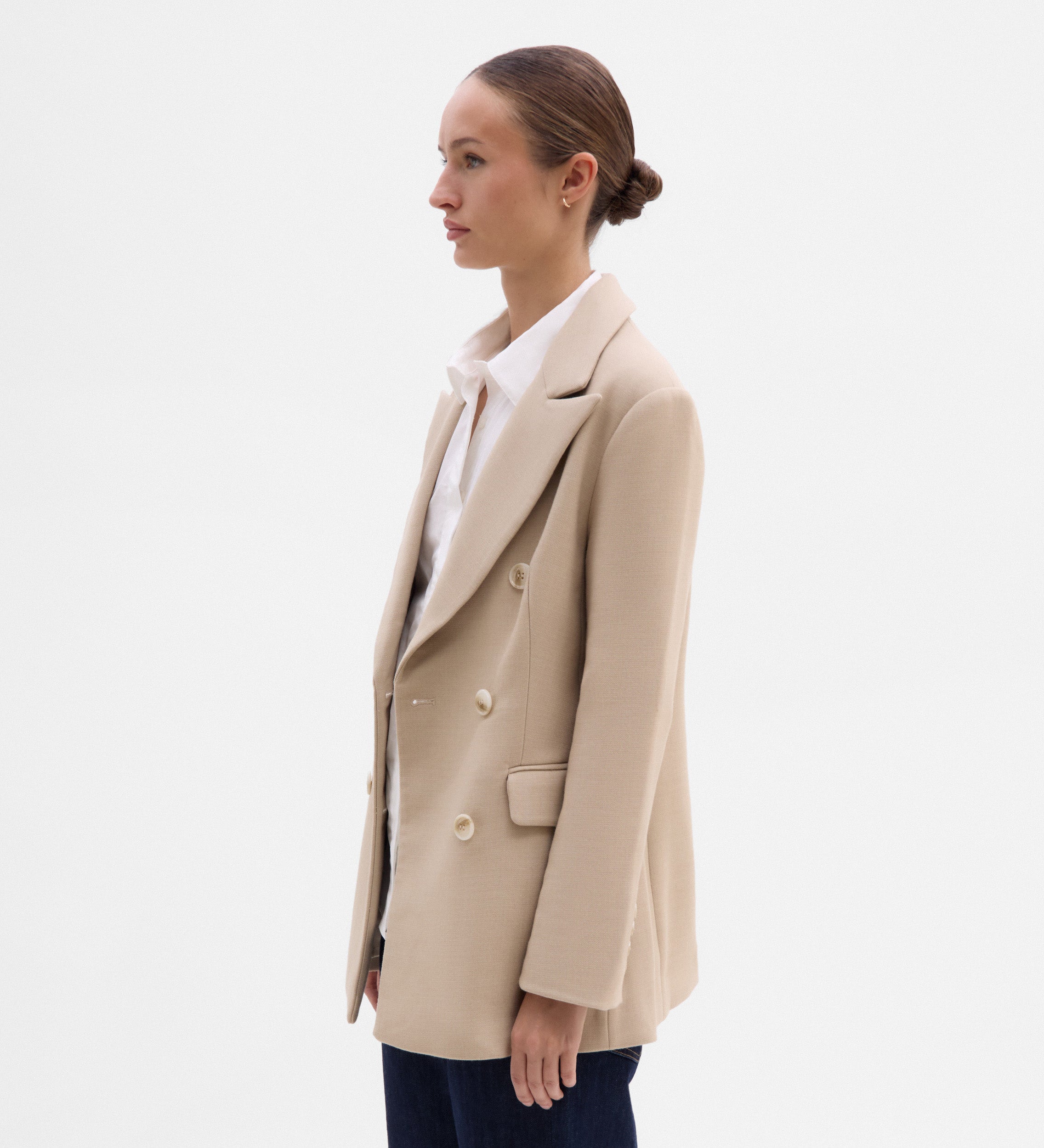 Blazer à double boutonnage