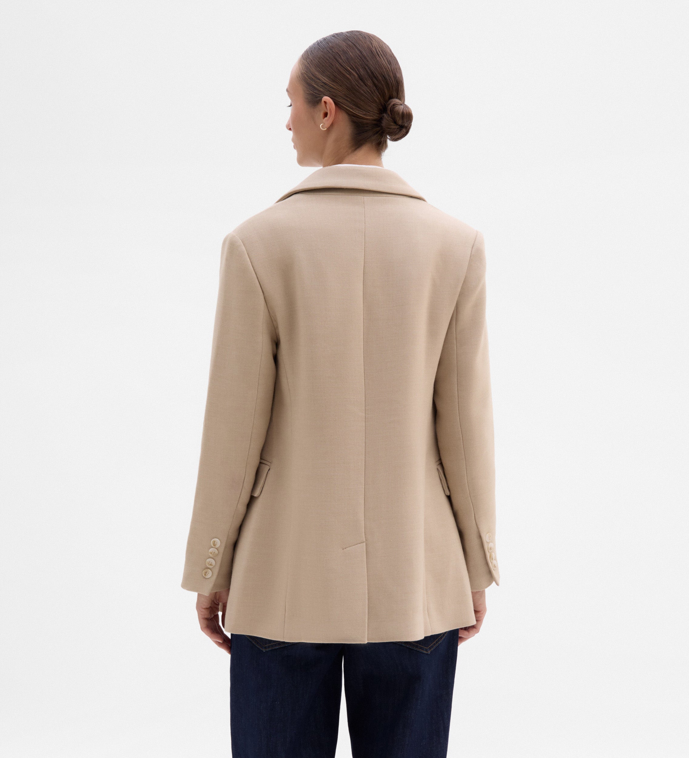 Blazer à double boutonnage