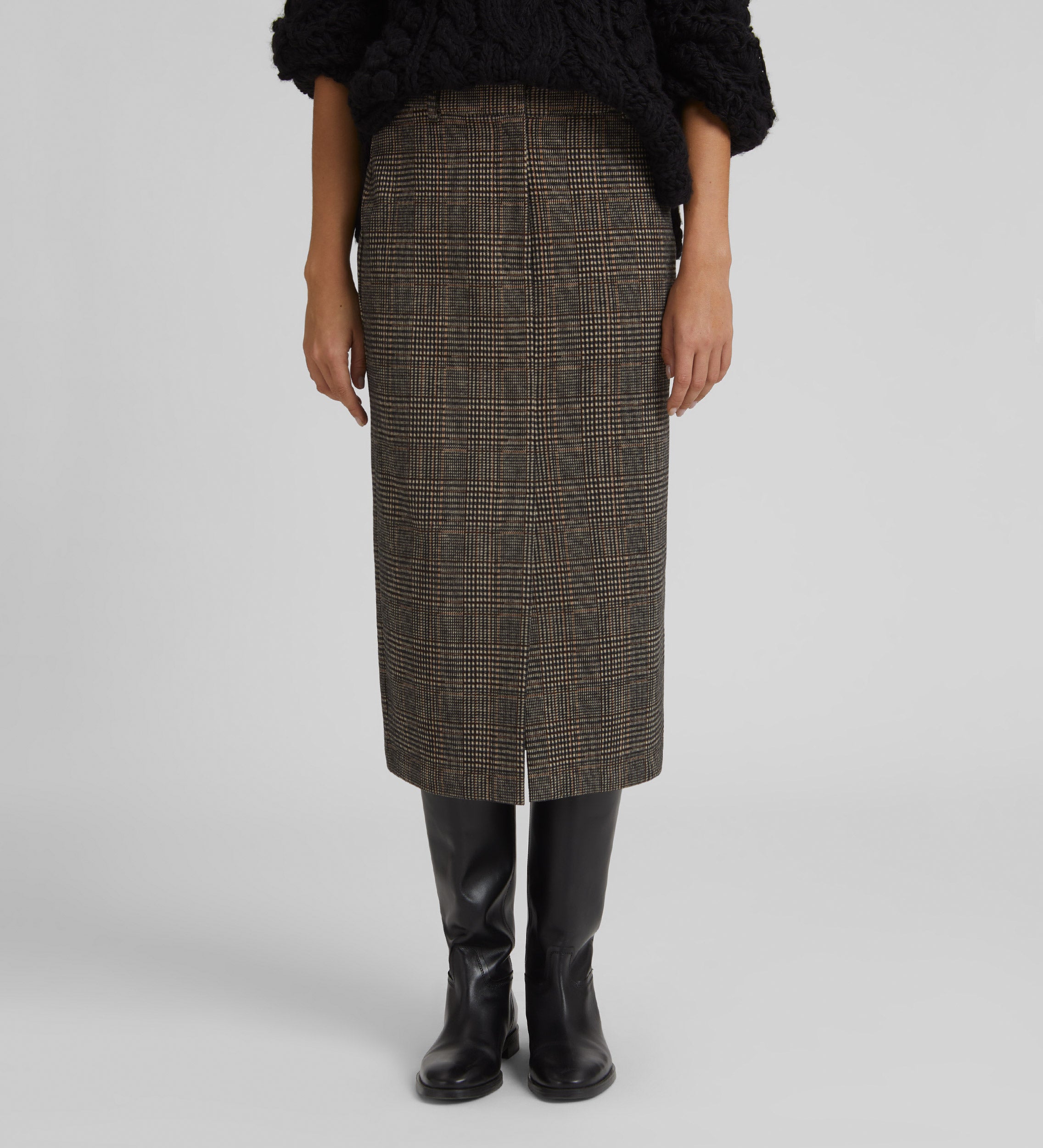 Jupe en maille jacquard