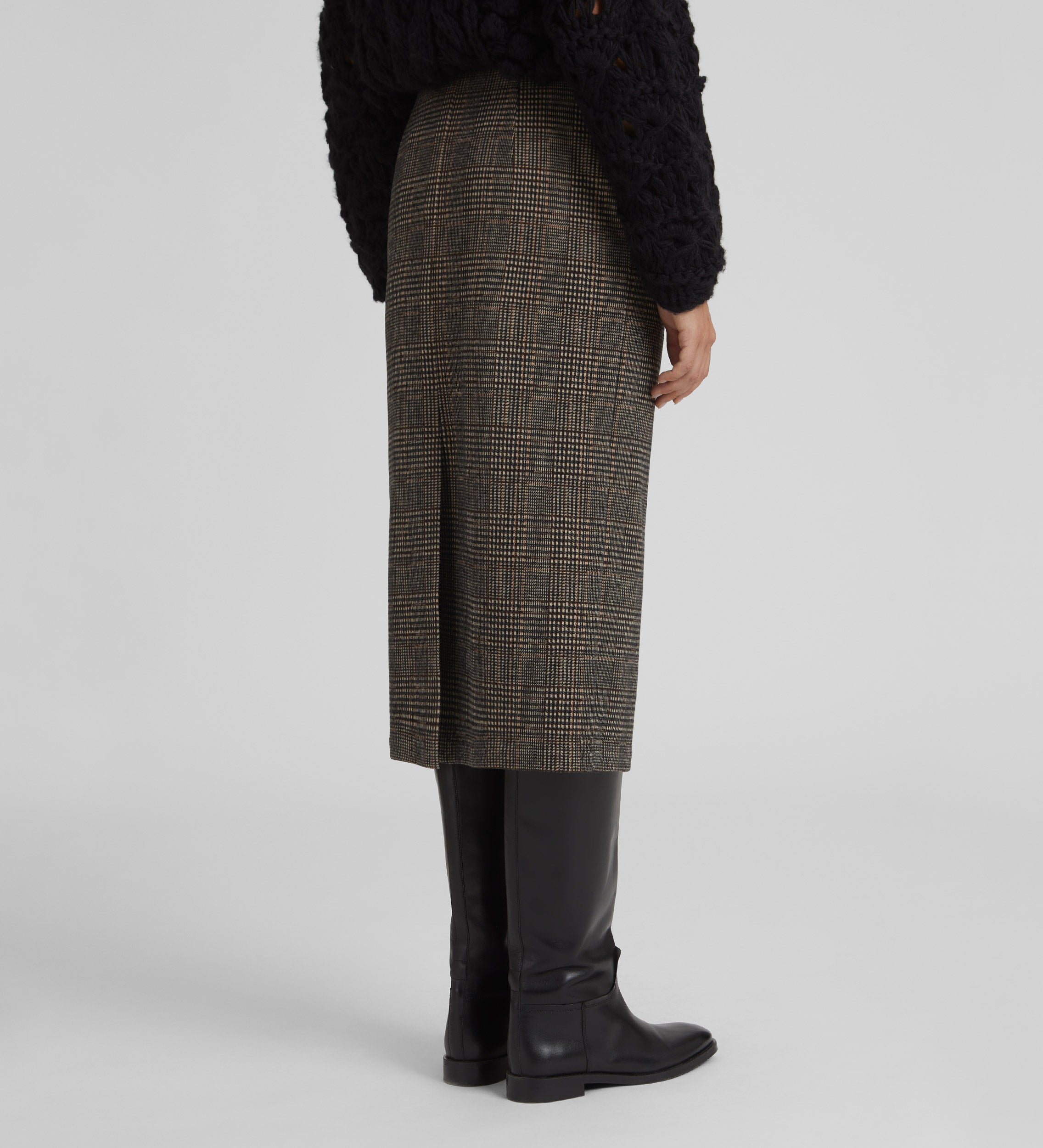 Jupe en maille jacquard