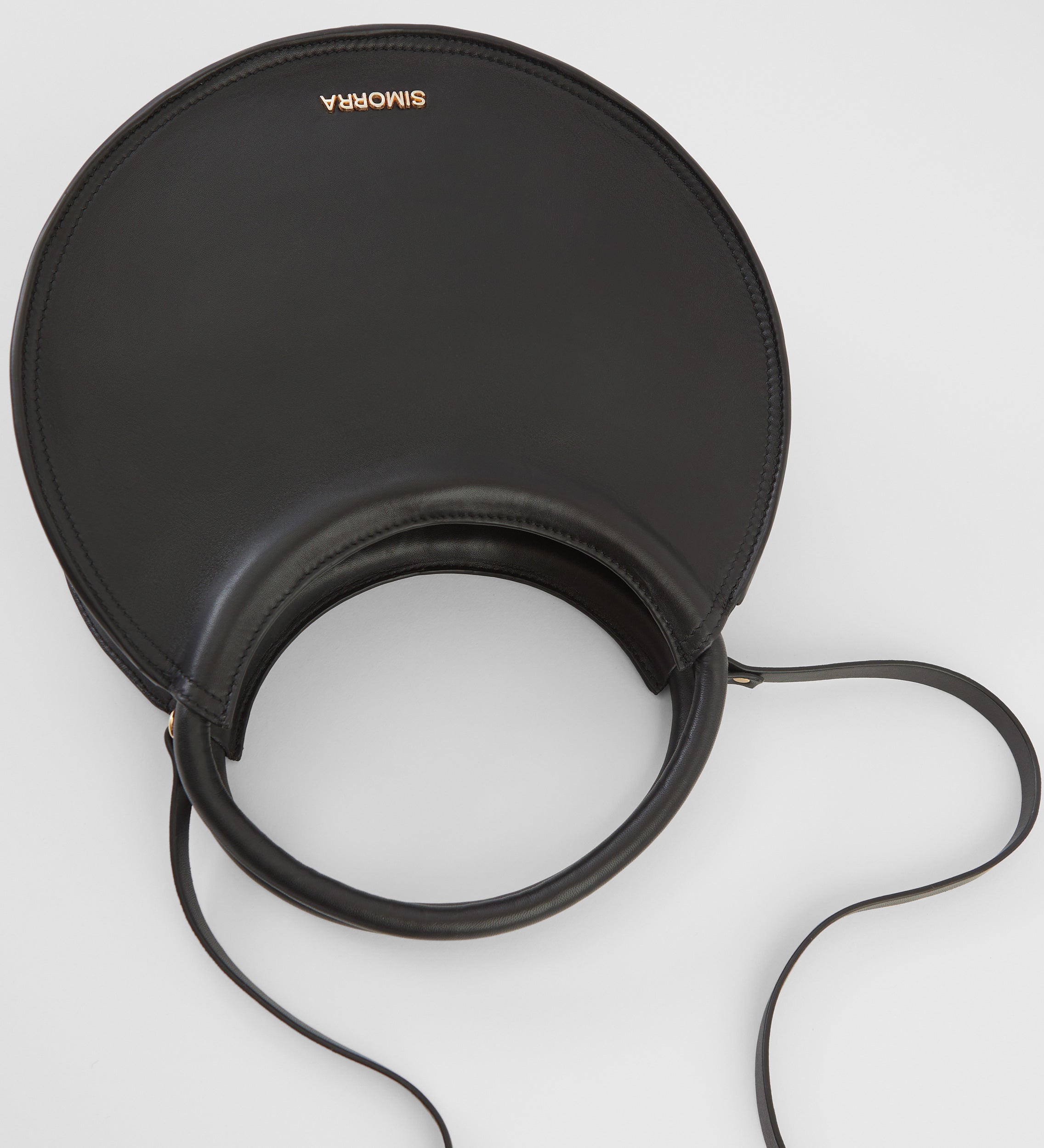 Sac circulaire en cuir