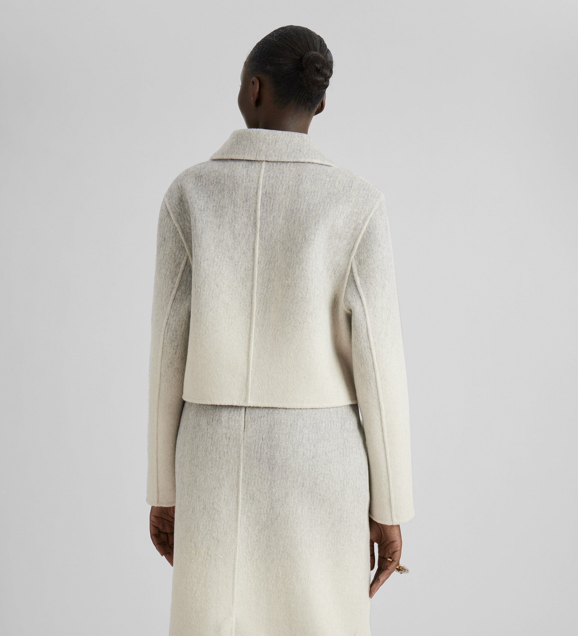 Degraded wool jacket