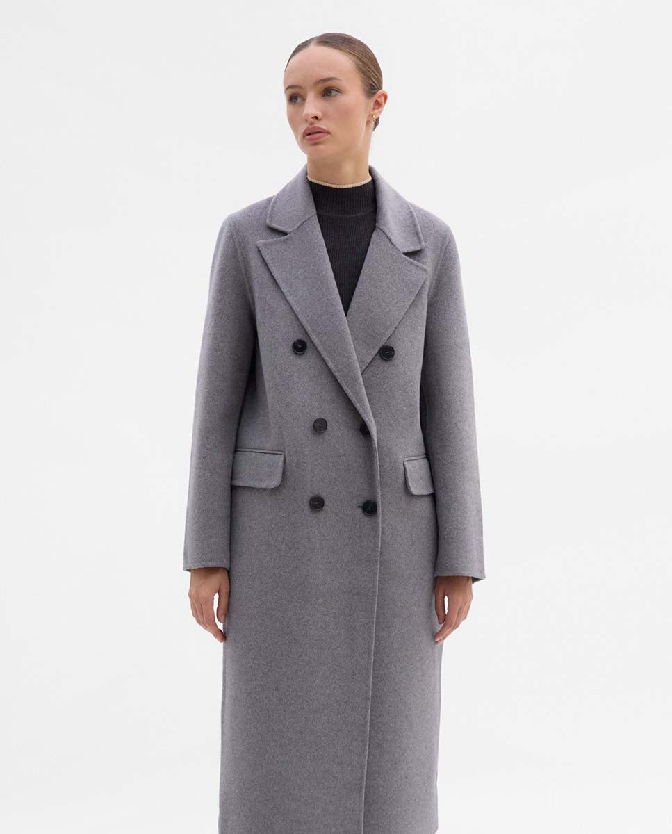 Abrigo largo cruzado