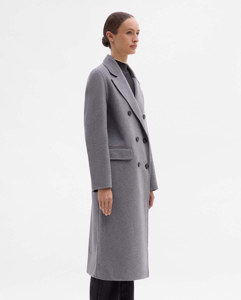 Abrigo largo cruzado