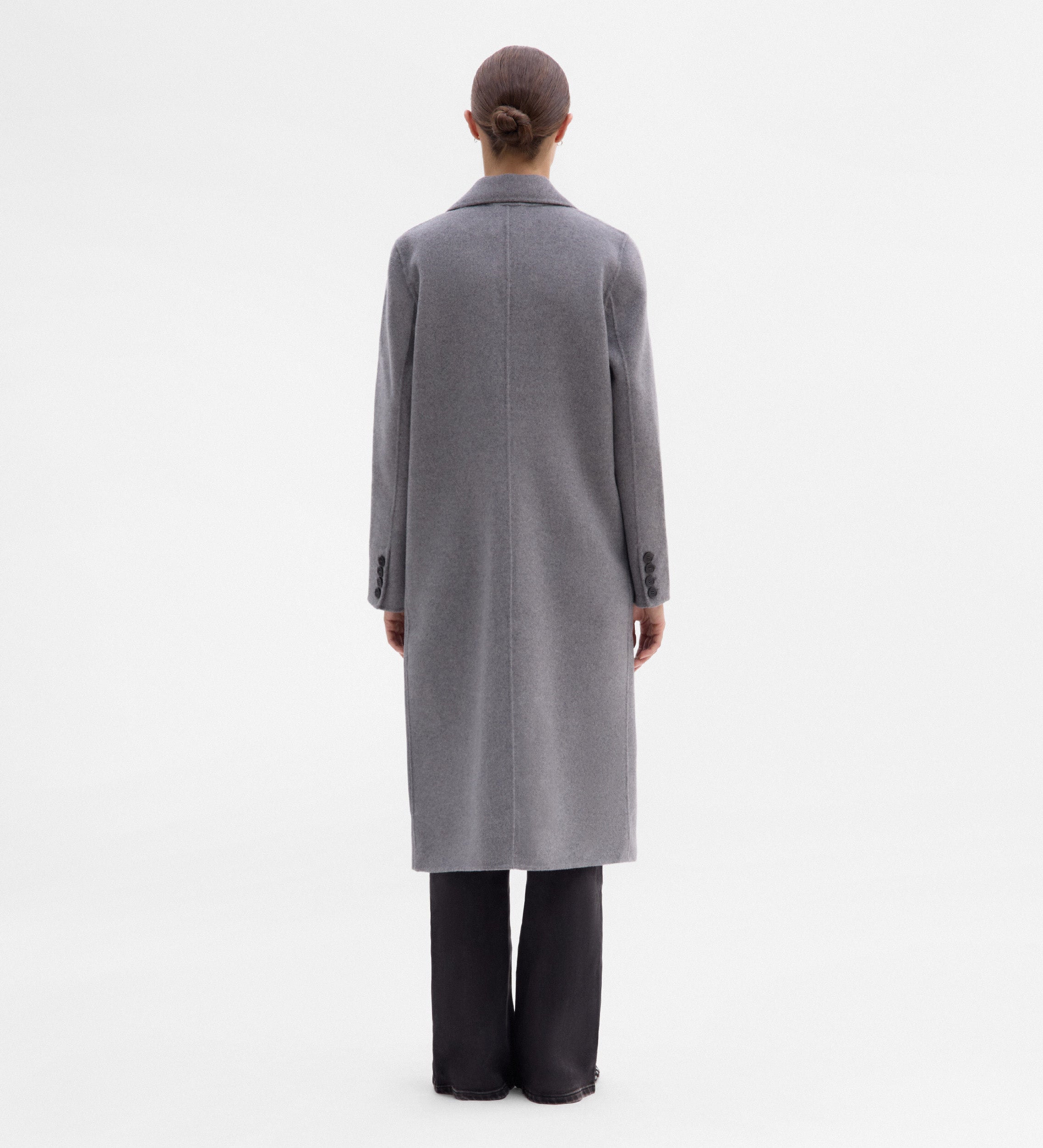 Abrigo largo cruzado