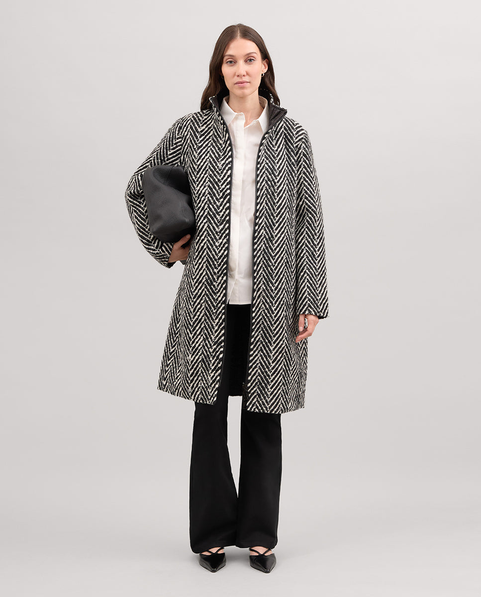 Reversible fantasy coat