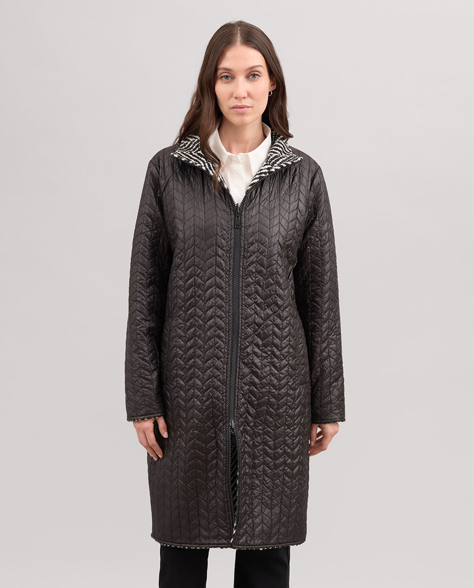 Reversible fantasy coat