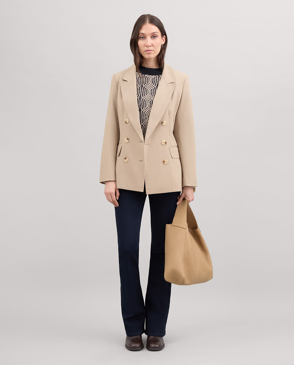 Double-breasted double-breasted blazer