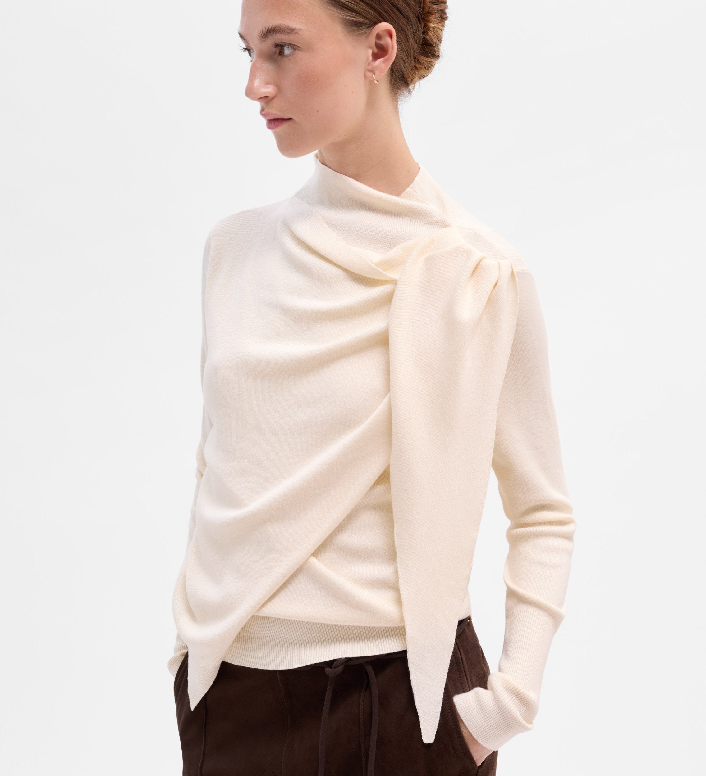 Jersey efecto pañuelo